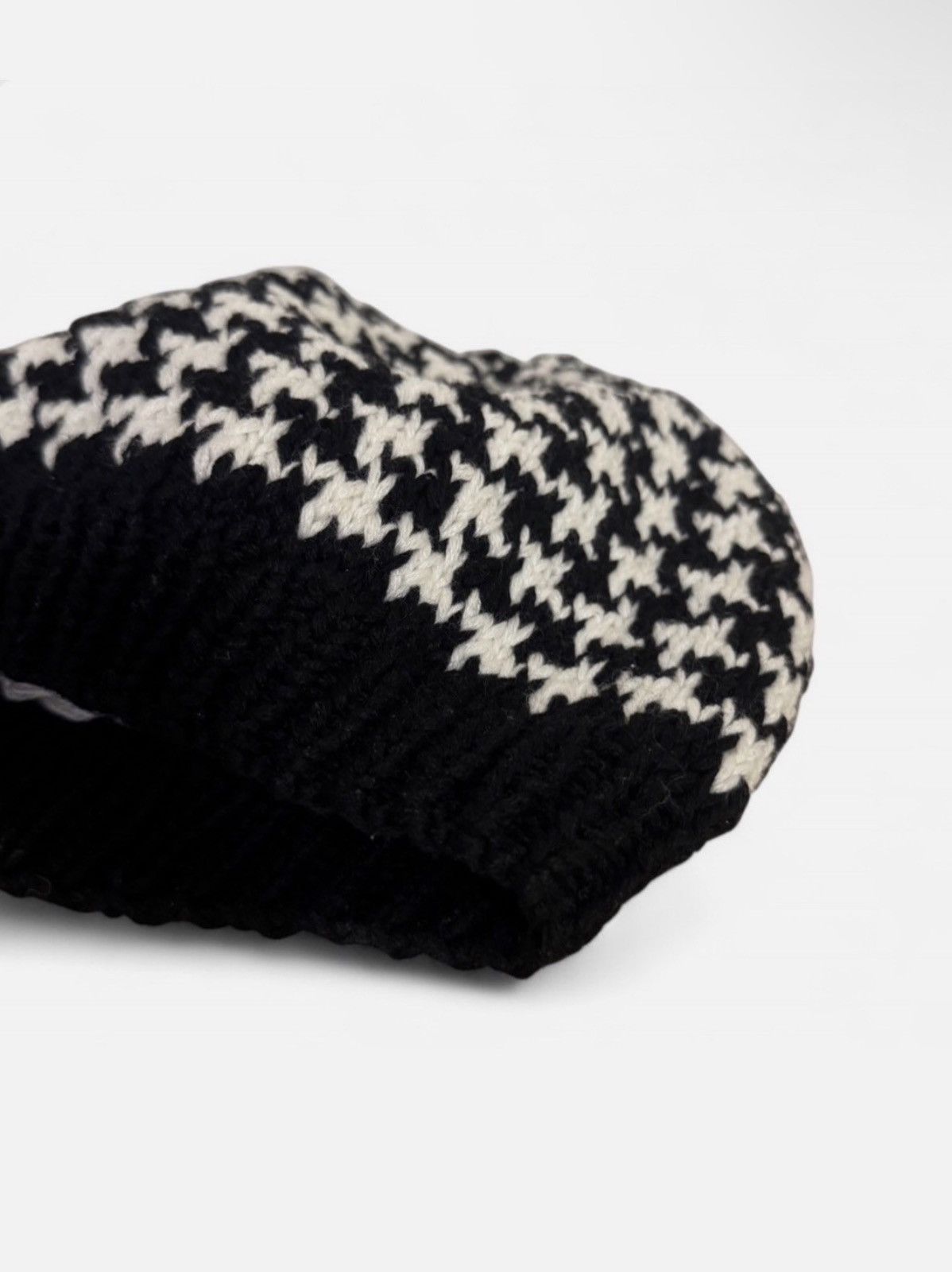 Chrome Hearts Chrome Hearts Houndstooth Beanie Cross Patch Size ONE SIZE - 5 Thumbnail