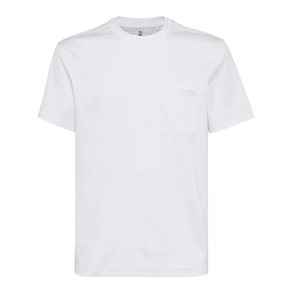 Brunello Cucinelli Brunello Cucinelli WHITE T-Shirts & Vests - T-Shirts Size US M / EU 48-50 / 2 - 1 Thumbnail