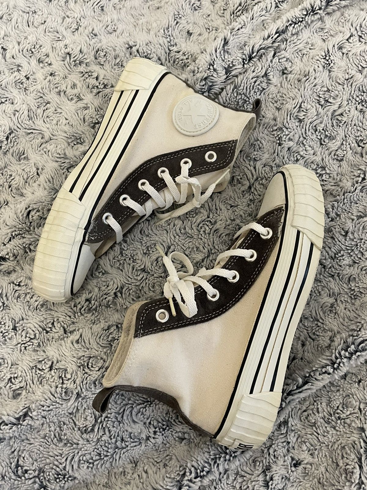 Converse Vintage Rare VTG vintage 1990 Ribbed Converse all star 90s Grailed
