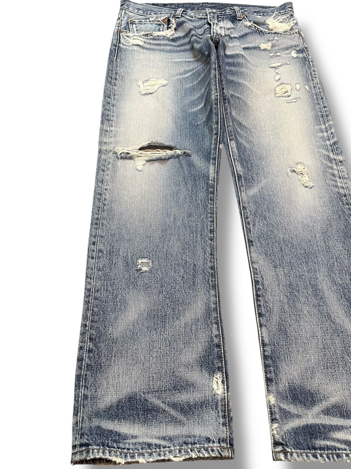 Hysteric Glamour Vintage RNAINC Faded Grunge Distressed Denim Size US 33 - 3 Thumbnail