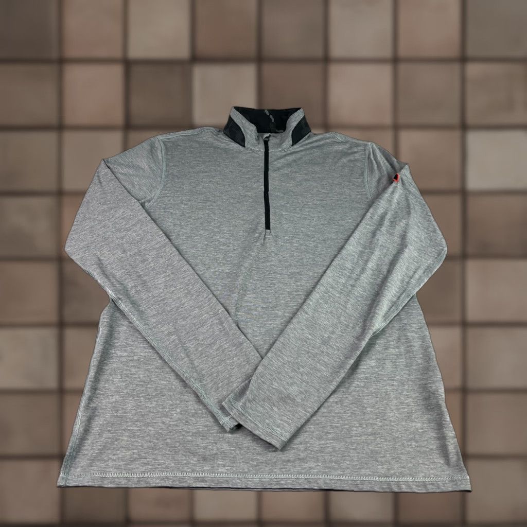 Vintage Greyson Mens Small Gray 1/4 Zip Pullover Lightweight Golf Performance Mock Neck Shirt Size US S / EU 44-46 / 1 - 1 Thumbnail