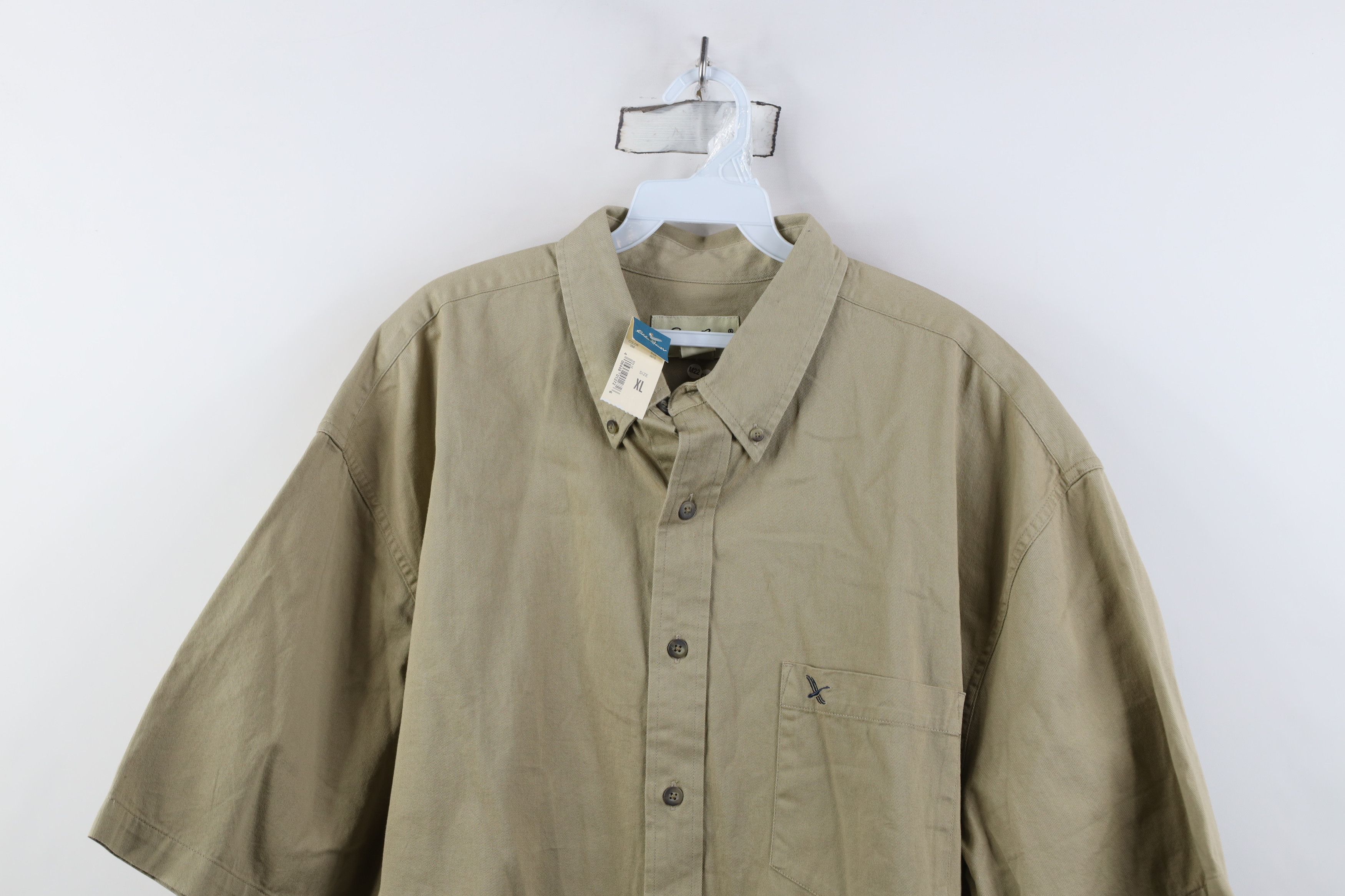Eddie Bauer Deadstock Vintage 90s Eddie Bauer Short Sleeve Button Shirt Size US XL / EU 56 / 4 - 2 Thumbnail