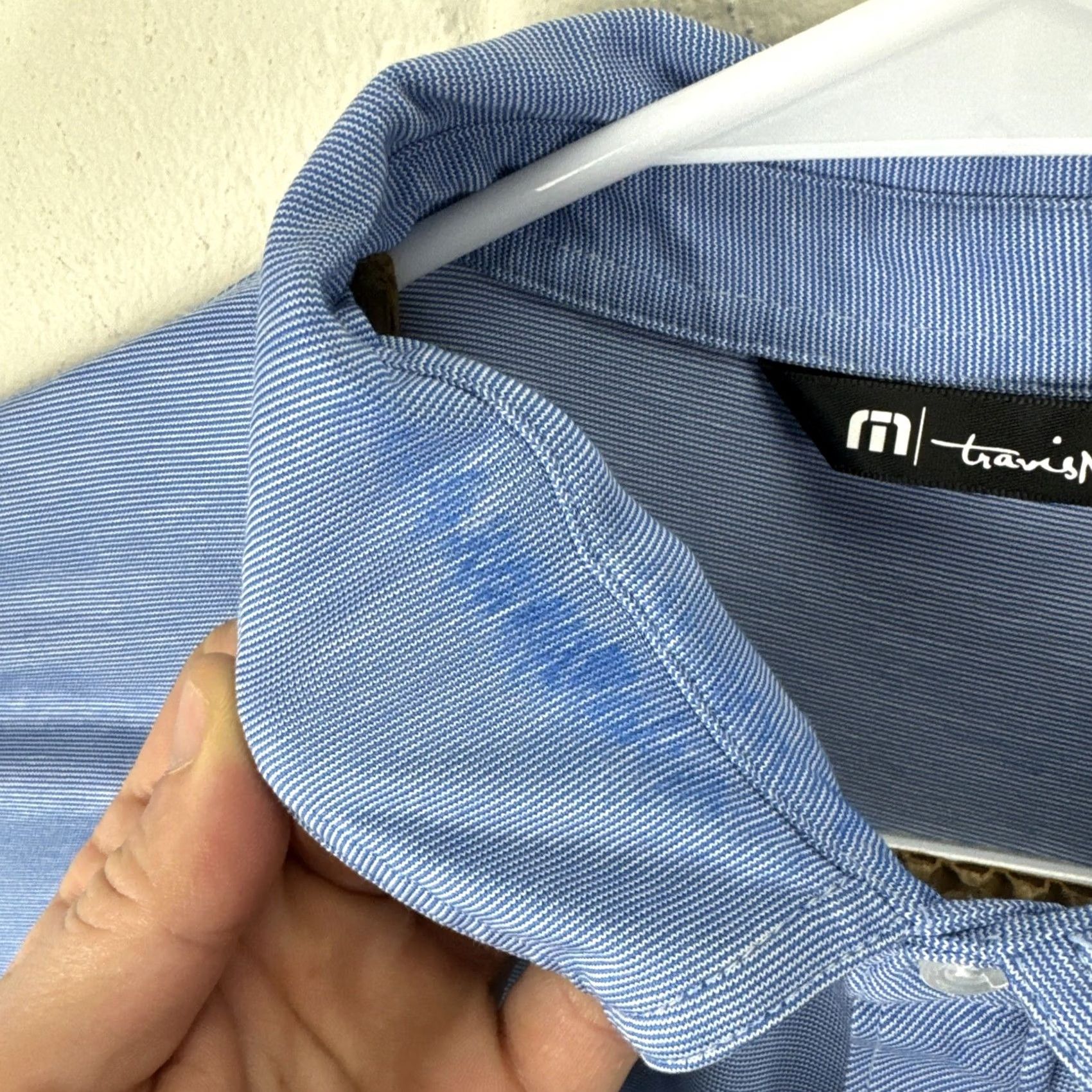 TravisMathew Travis Mathew Performance Polo Shirt Men's XL Blue Lightweight Golf Cotton Size US XL / EU 56 / 4 - 4 Thumbnail