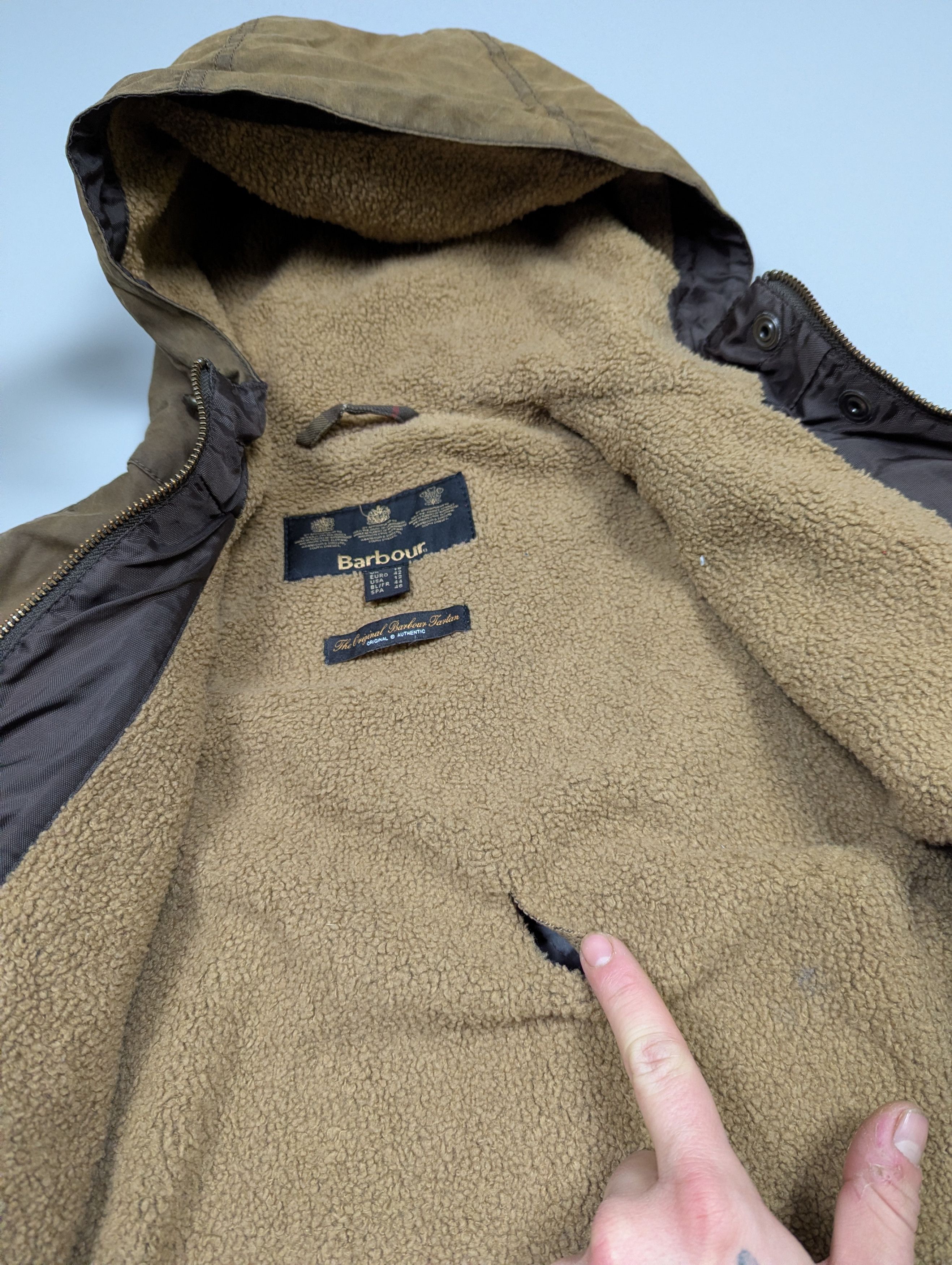 Barbour Barbour Vintage Winter Force Waxed Parka Jacket Olive US12 Size XL / US 12-14 / IT 48-50 - 12 Thumbnail
