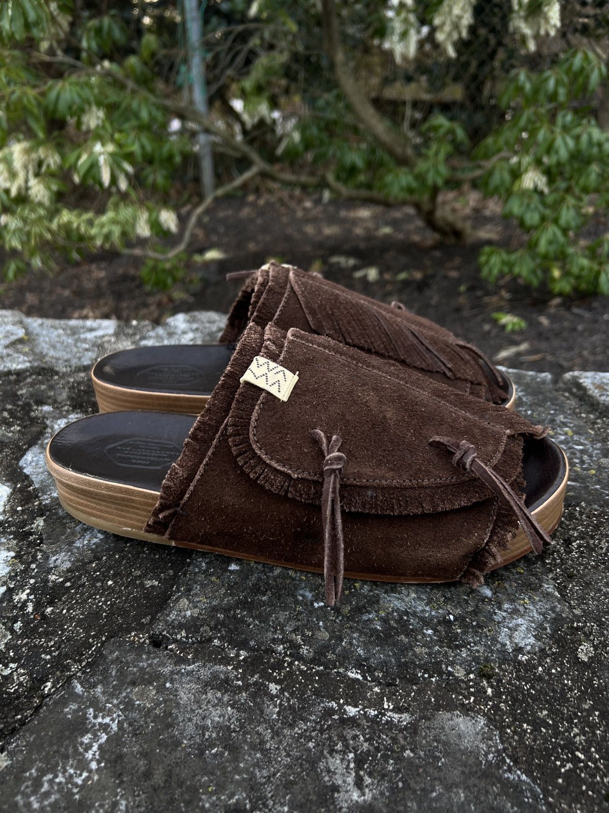 Visvim Visvim Christo Shaman Folk Brown Sandals (L) | Grailed