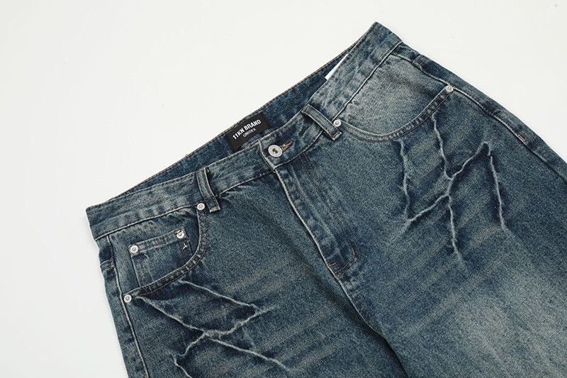 Vintage American-style lightning wash cleanfit flared jeans Size US 32 / EU 48 - 3 Thumbnail