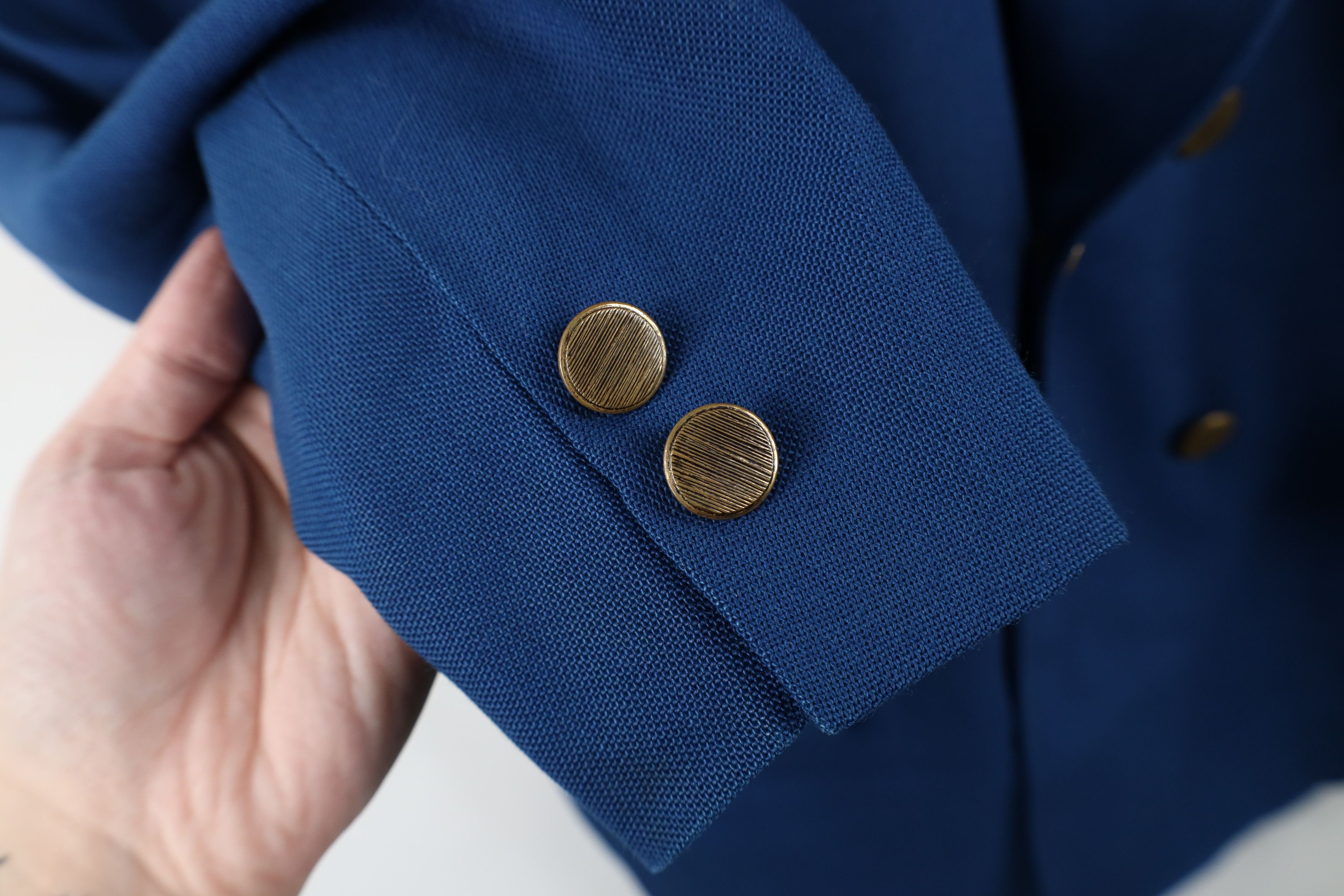 Vintage Vintage 50s 60s Macys Gabardine Breasted Suit Jacket Blazer Size US XL / EU 56 / 4 - 7 Thumbnail
