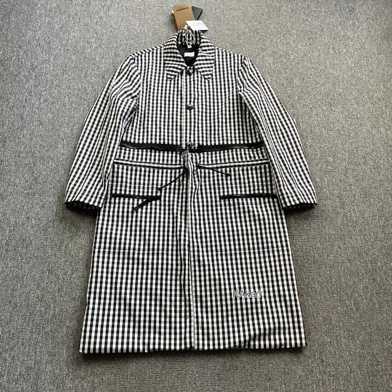 Burberry Burberry Check Coat Detachable Hem Size 48 Size US M / EU 48-50 / 2 - 1 Thumbnail