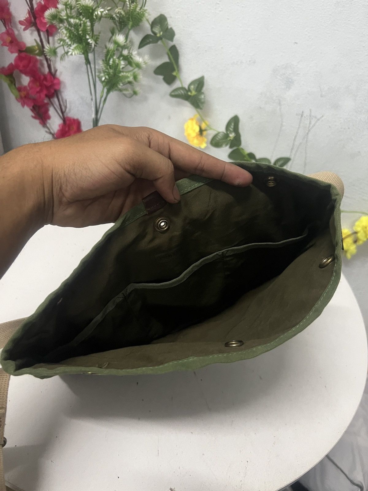Porter Porter Green Shoulder Bag Size ONE SIZE - 7 Thumbnail