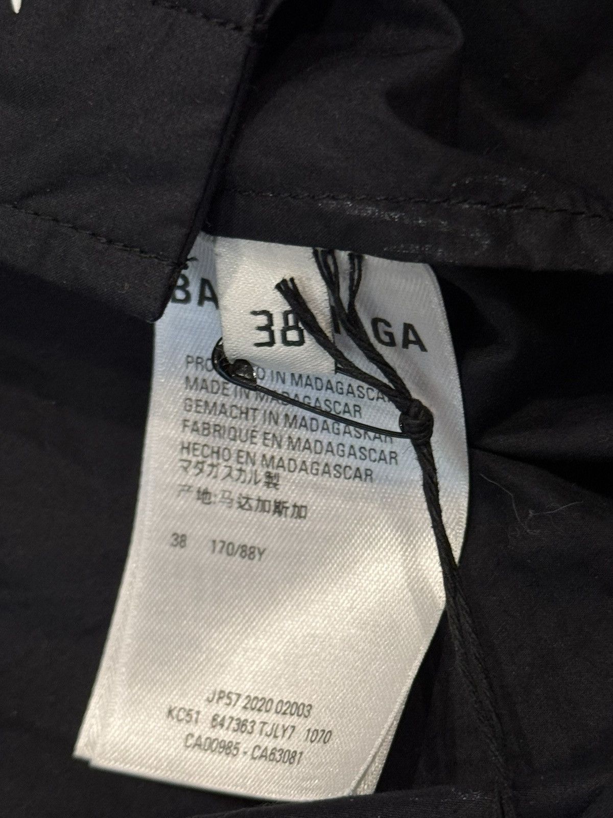 Balenciaga Balenciaga Script Poplin Shirt Size US L / EU 52-54 / 3 - 6 Thumbnail
