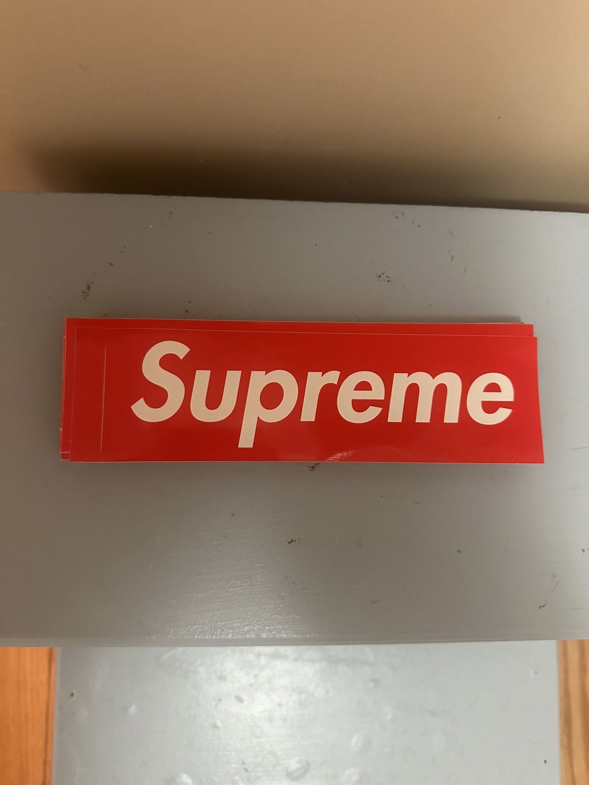 Supreme box logo stickers
