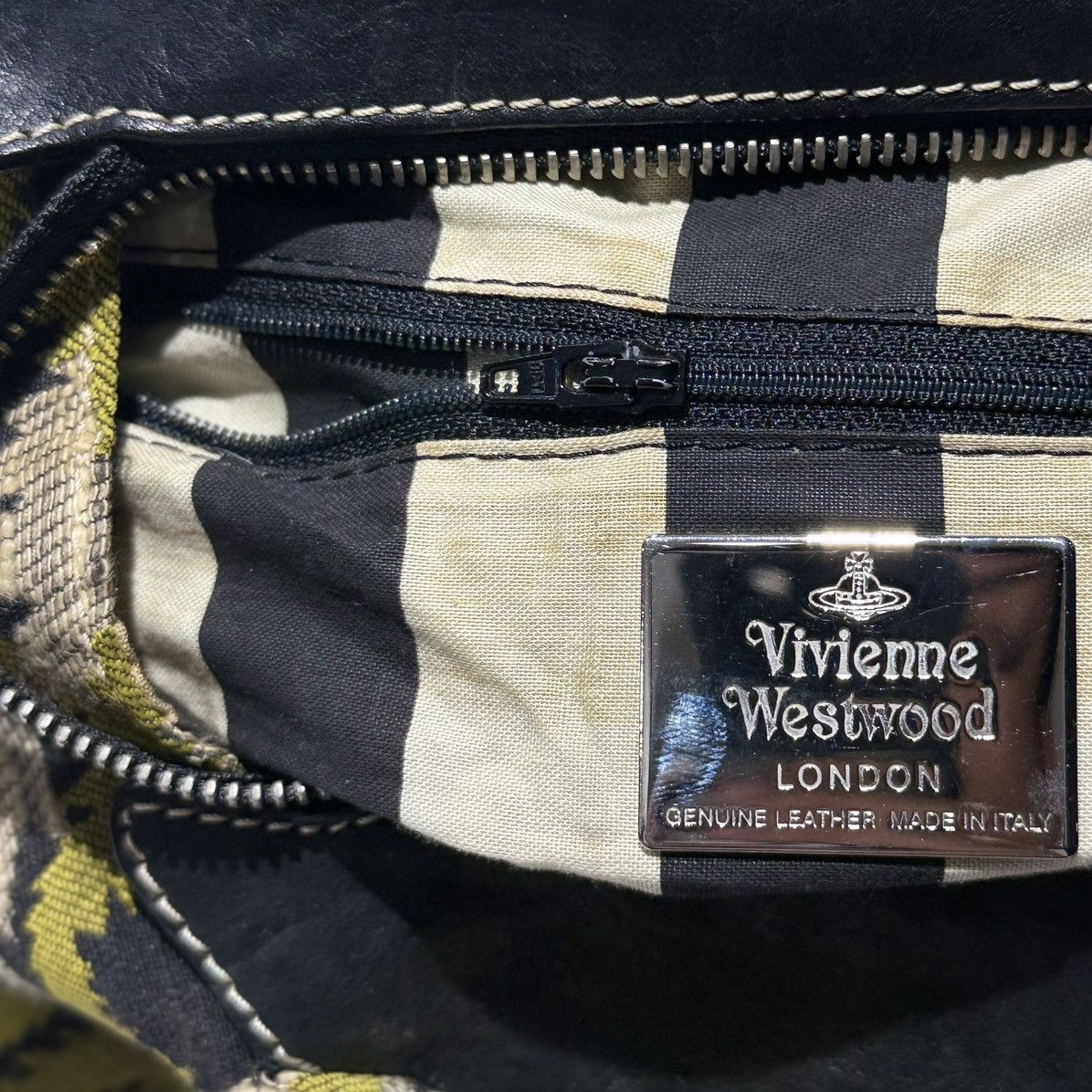 Vivienne Westwood Vivienne Westwood Woven Rare Squiggle Jacquard Yasmine Bag Size ONE SIZE - 8 Thumbnail