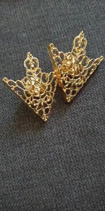 Cowboy Equipment × Vintage Vintage Silver Triangle Collar Pin Brooch Size ONE SIZE - 4 Thumbnail