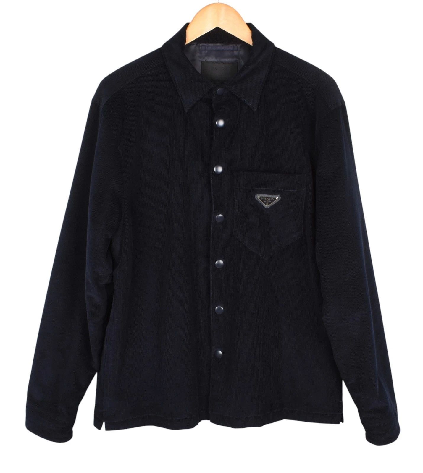 Prada Corduroy Men Lined Padded Shirt Overjacket M RRP $2250