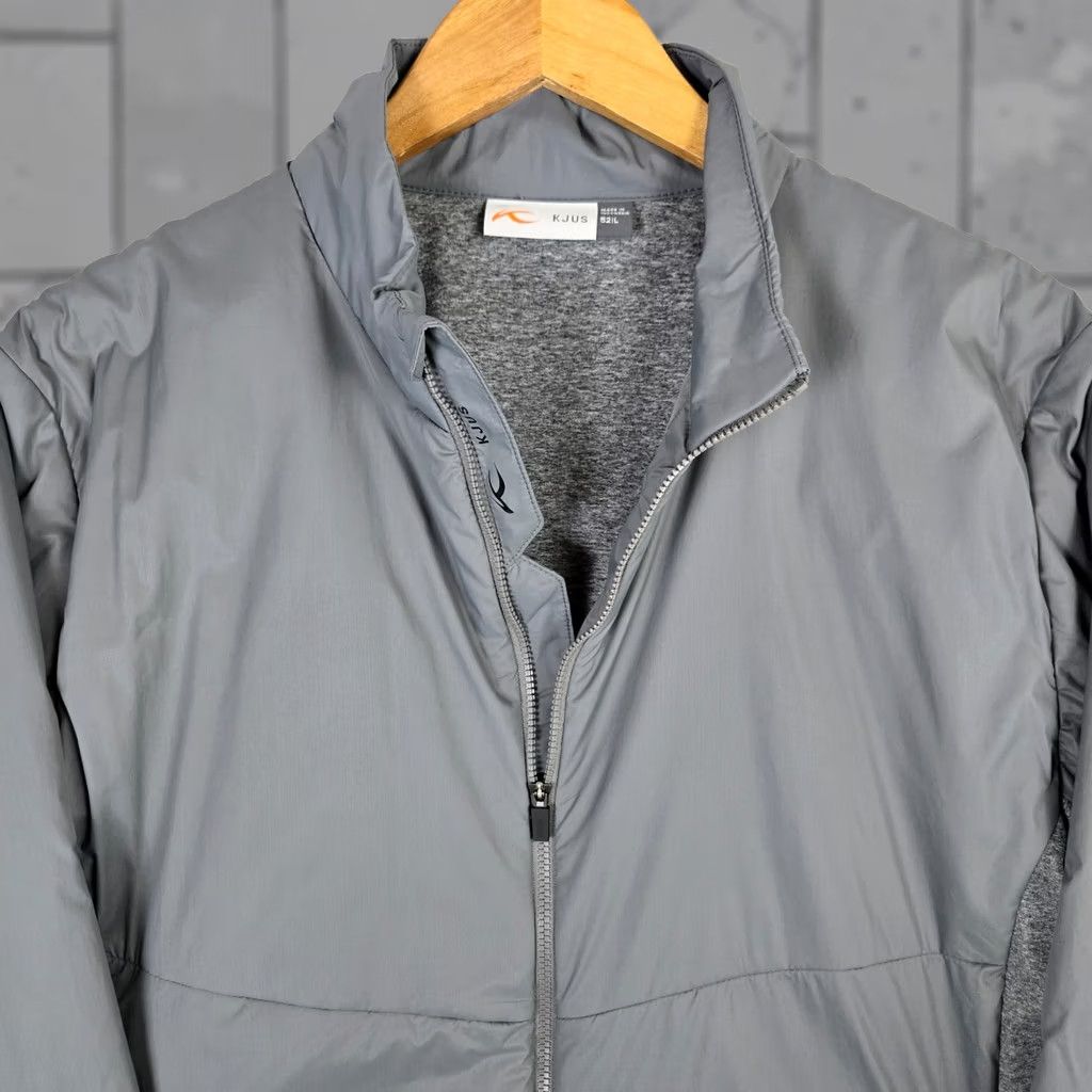KJUS KJUS Men's Full Zip Insulated Windproof Hybrid Jacket Golf Casual Gray Large Size US L / EU 52-54 / 3 - 1 Thumbnail