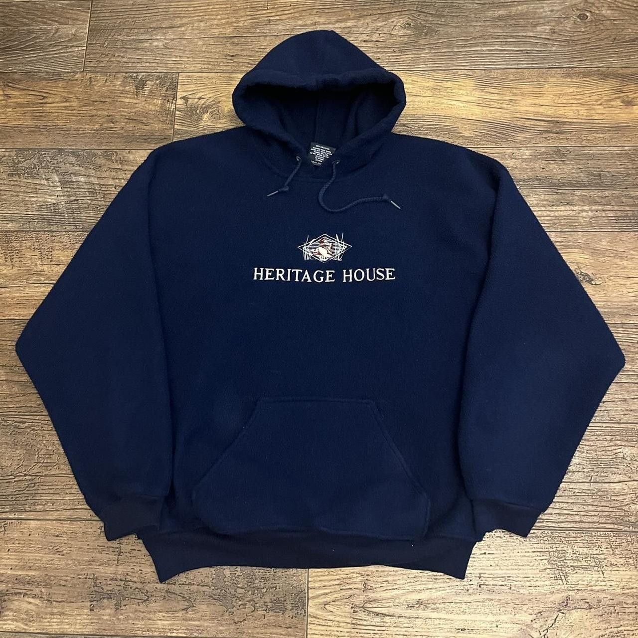 Vintage Vintage 90’s Fleeced Hoodie Size US XL / EU 56 / 4 - 1 Thumbnail