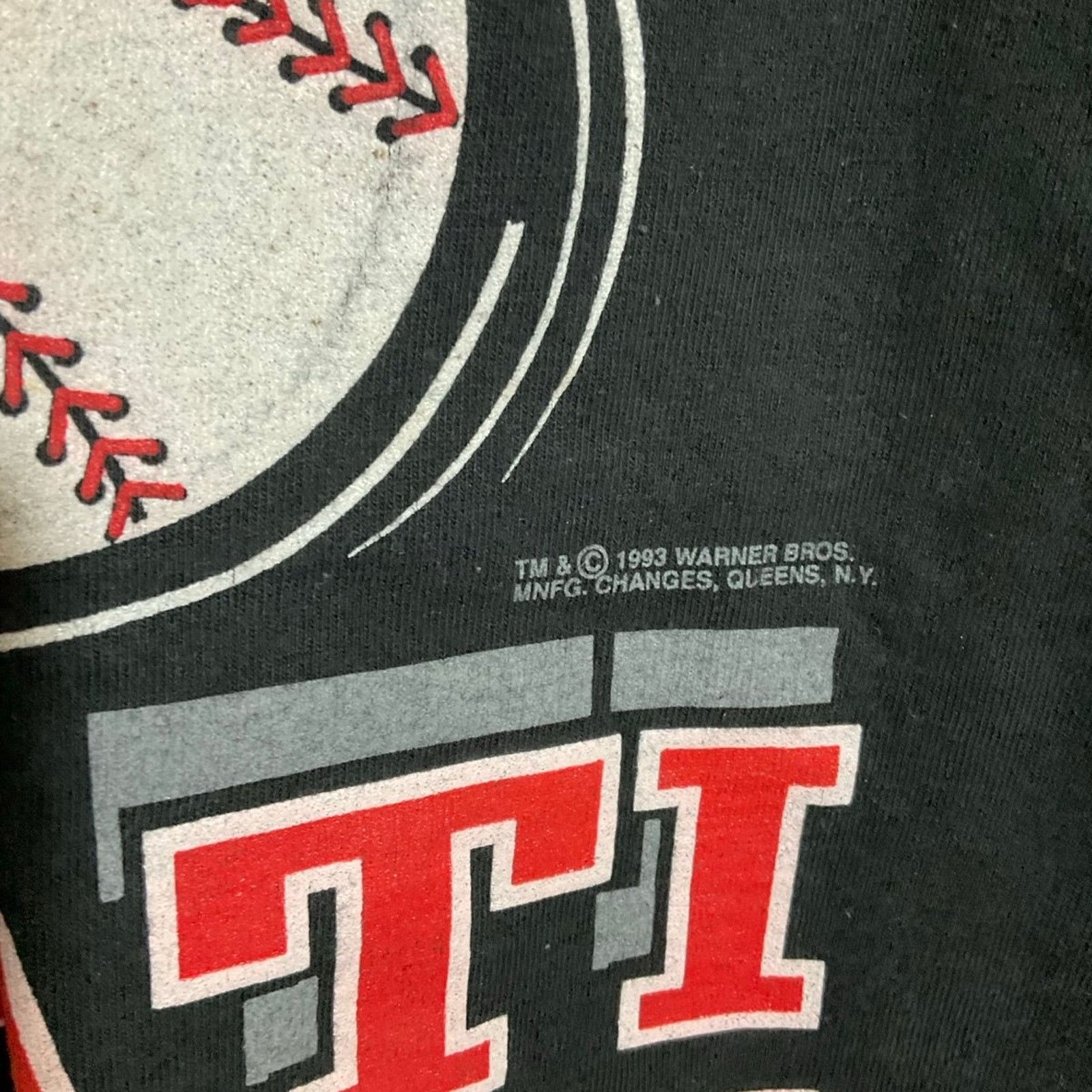 Anvil Vintage Cincinnati Red Taz Shirt Size US XL / EU 56 / 4 - 5 Thumbnail
