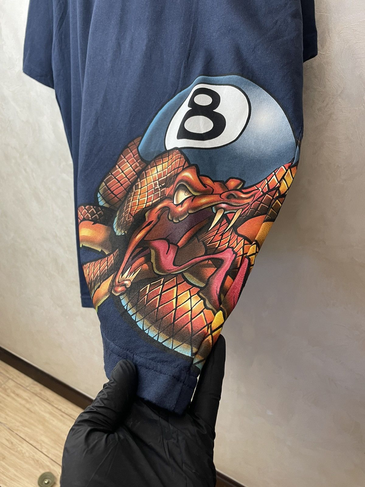 JNCO Jnco jeans crazy rare 8 ball wrap around shirt Xl Mens Size US XL / EU 56 / 4 - 3 Thumbnail