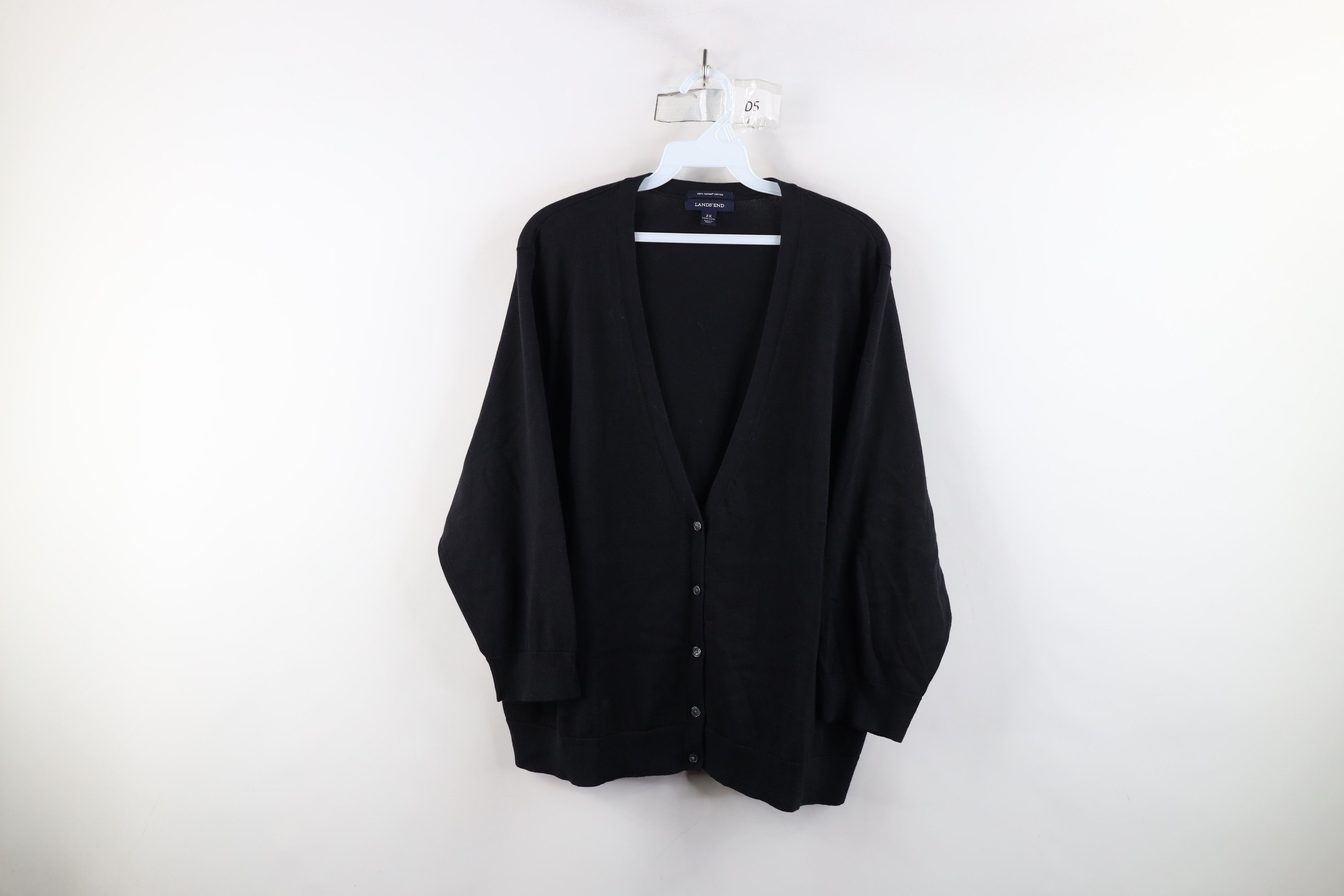 Lands' End × Vintage Vintage 90s Lands End Blank Cotton Knit