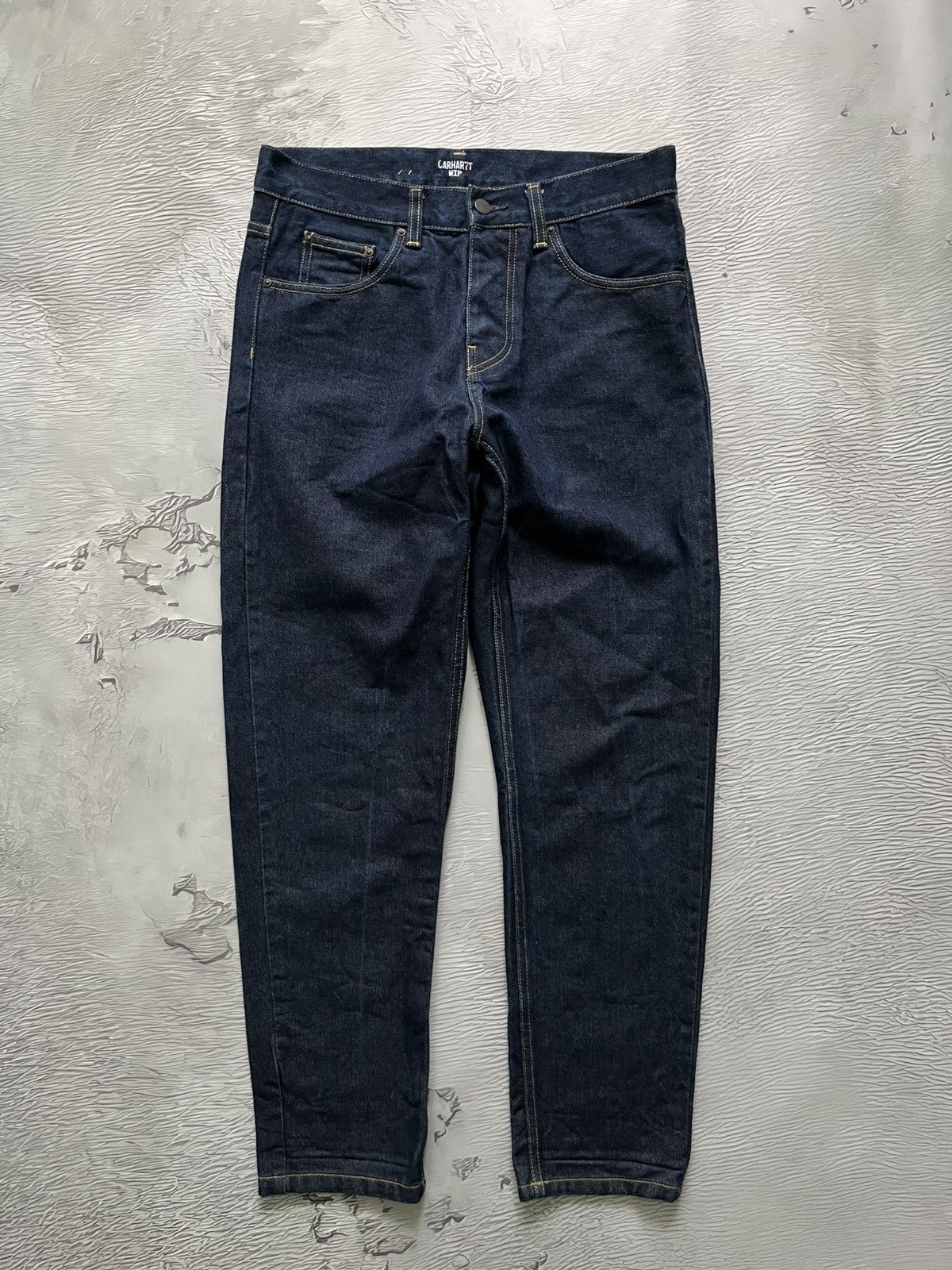 Carhartt Wip Carhartt Wip Logo Vintage Jeans Blue Streetwear Size US 29 - 4 Thumbnail