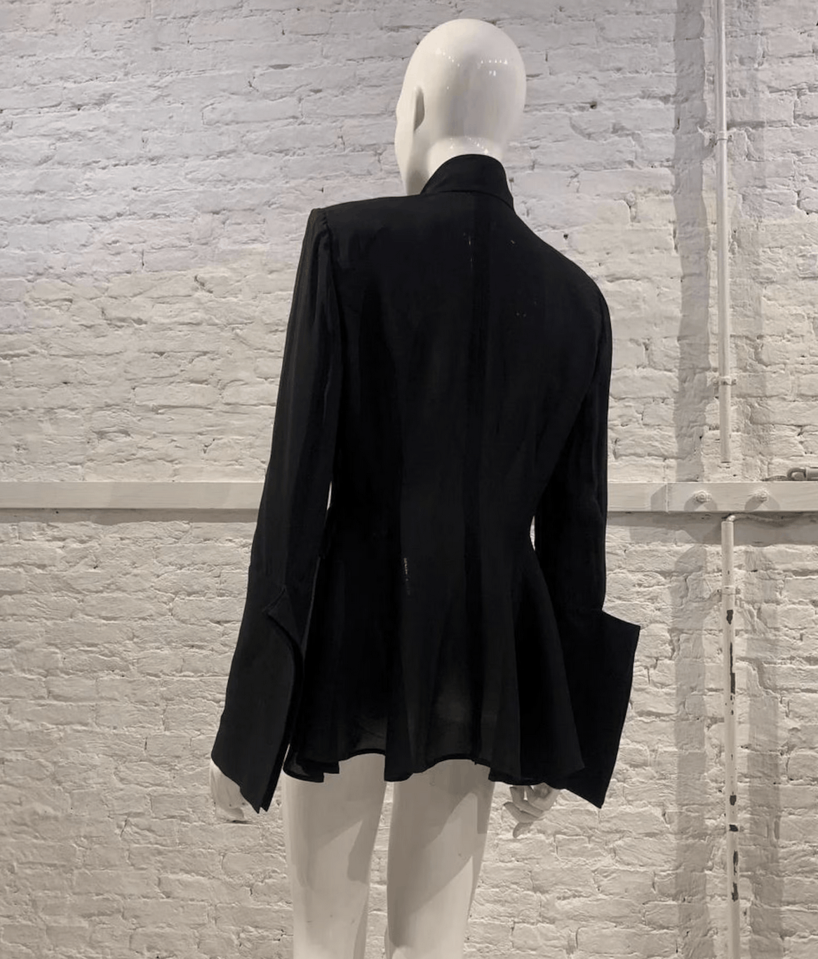 Balenciaga Balenciaga by Nicolas Ghesquière, S/S 2005 black jacket Size XS / US 0-2 / IT 36-38 - 5 Thumbnail