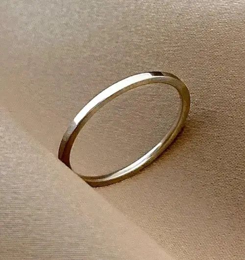 Other Retro Rare Stainless Steel Tiny Finger's Rings Size ONE SIZE - 4 Thumbnail