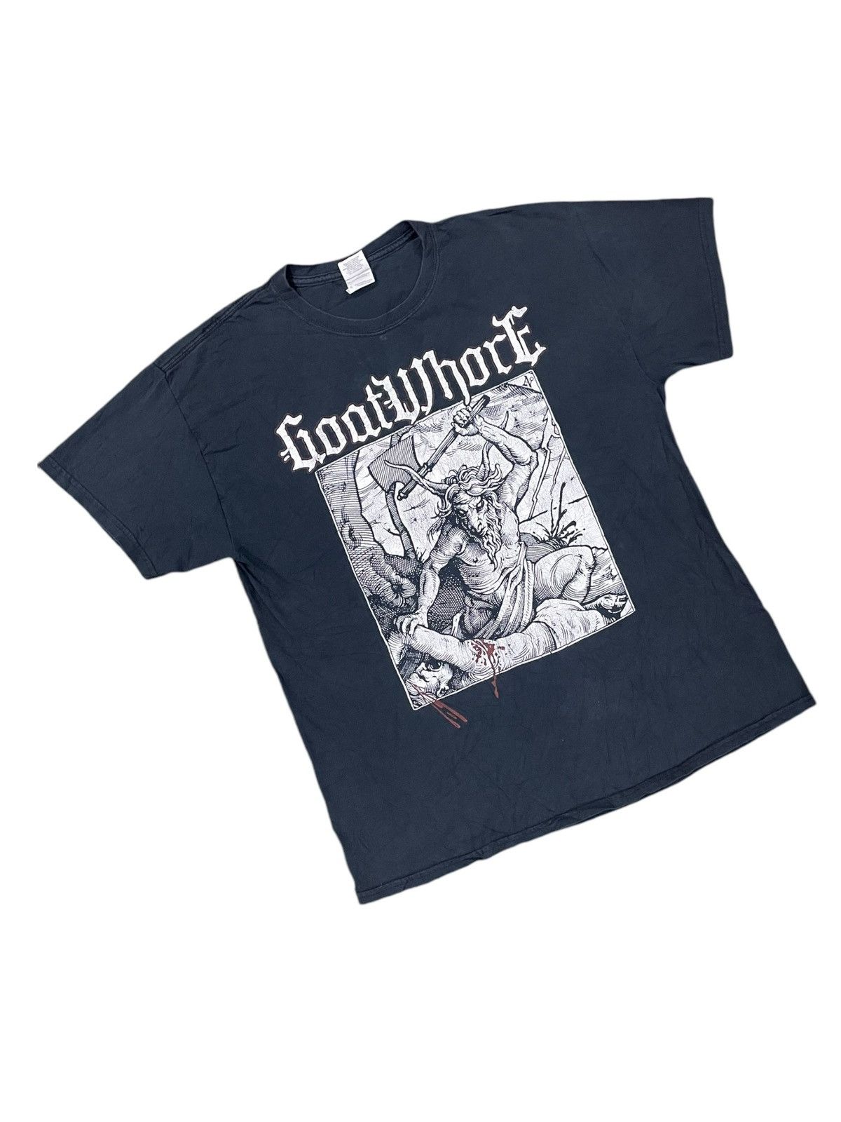 Band Tees VTG GoatWhore Distressed Tee Size US L / EU 52-54 / 3 - 6 Thumbnail