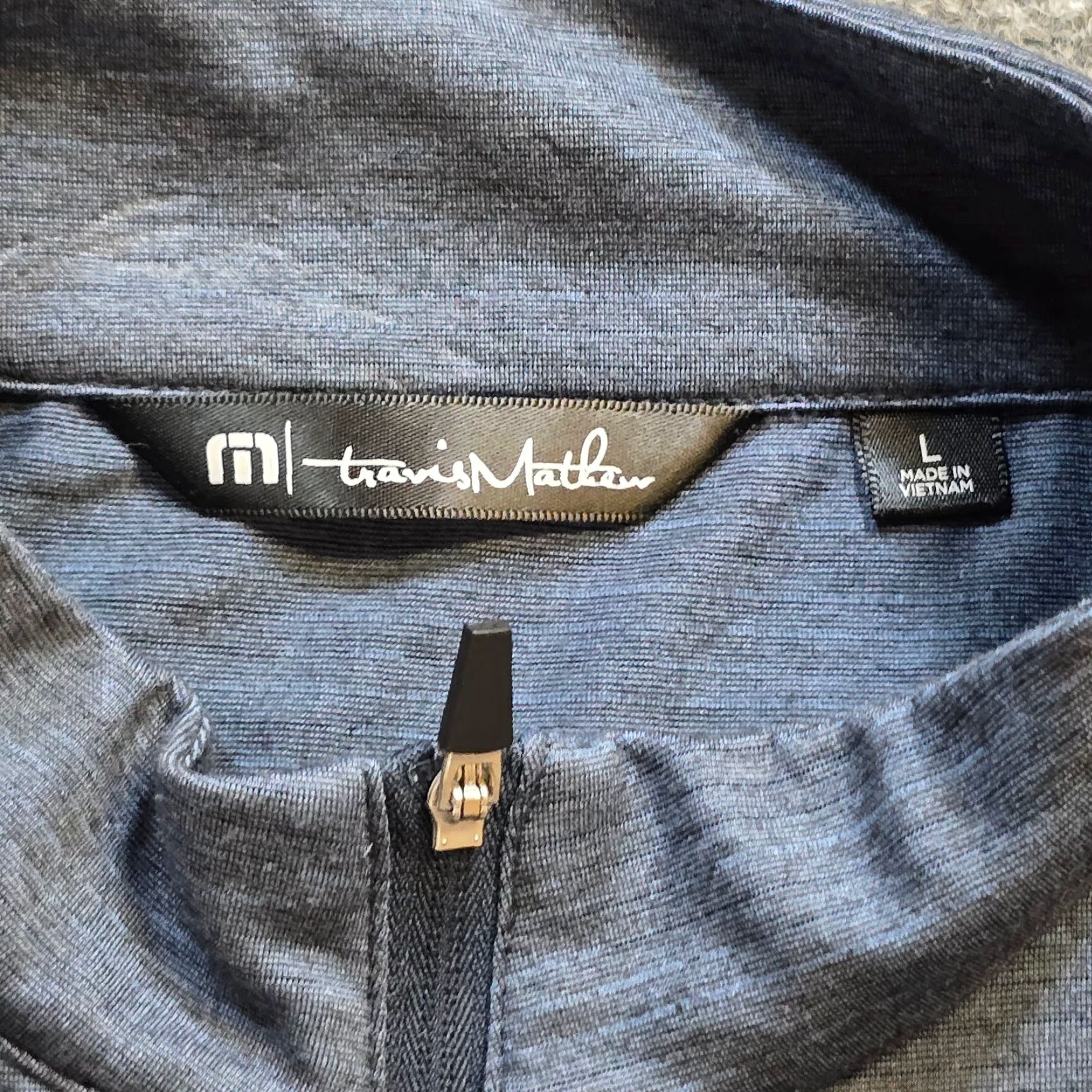 TravisMathew Travis Mathew Shirt Womens L Gray 1/4 Zip Pullover Long Sleeve Athletic Regular Size Type Casual Logo Size L / US 10 / IT 46 - 3 Thumbnail