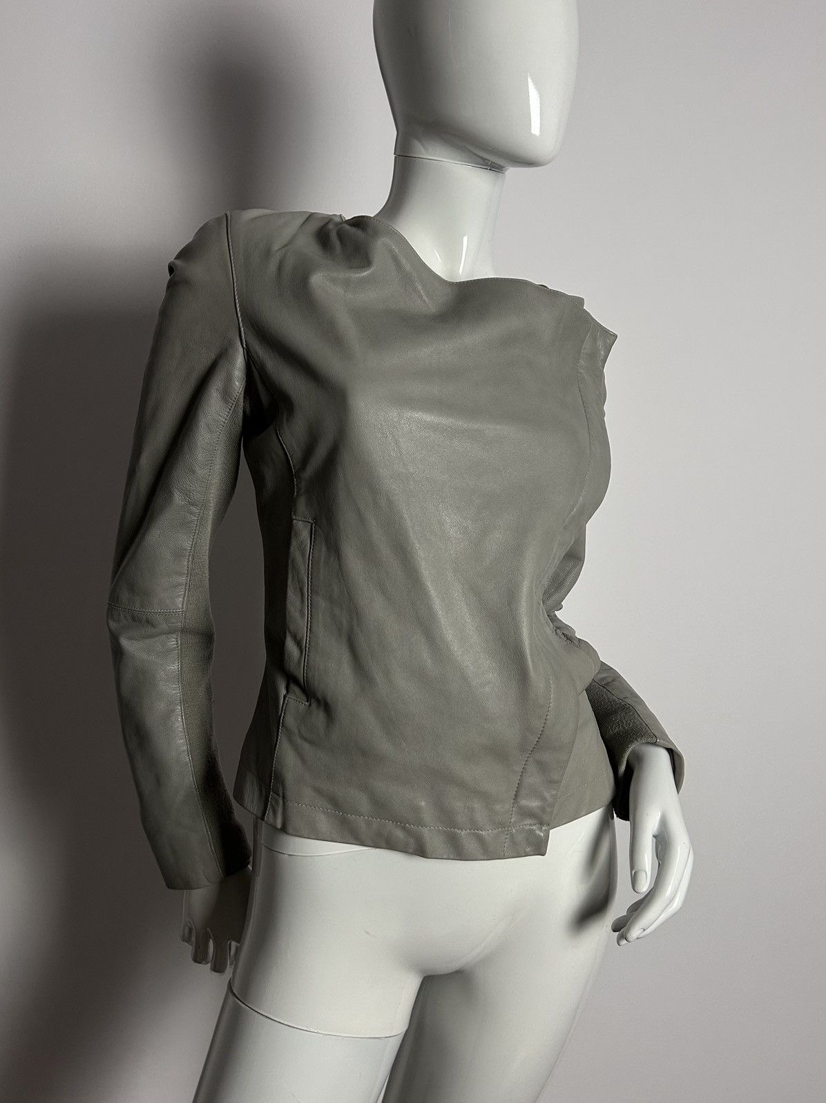 Other Insane leather asymmetric jacket Size S / US 4 / IT 40 - 1 Thumbnail