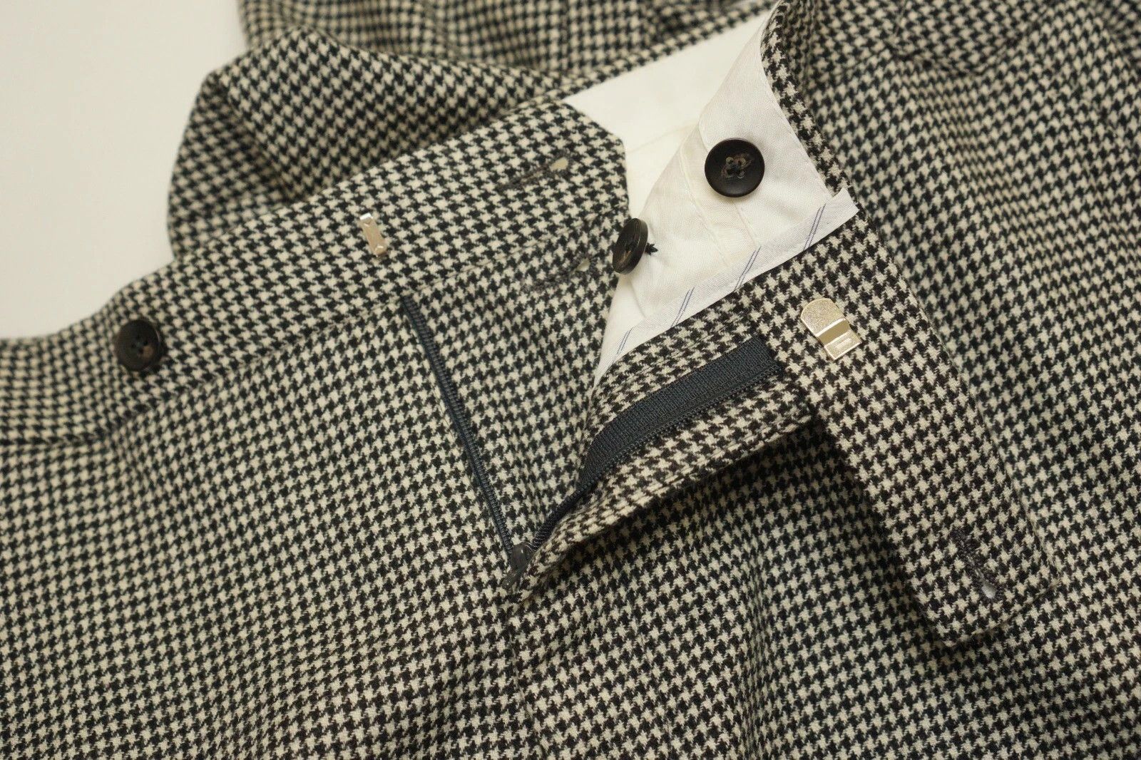 Suitsupply Men Suitsupply Suit Havana Grey Checked Wool & Cashmere US40 Size 40R - 9 Thumbnail