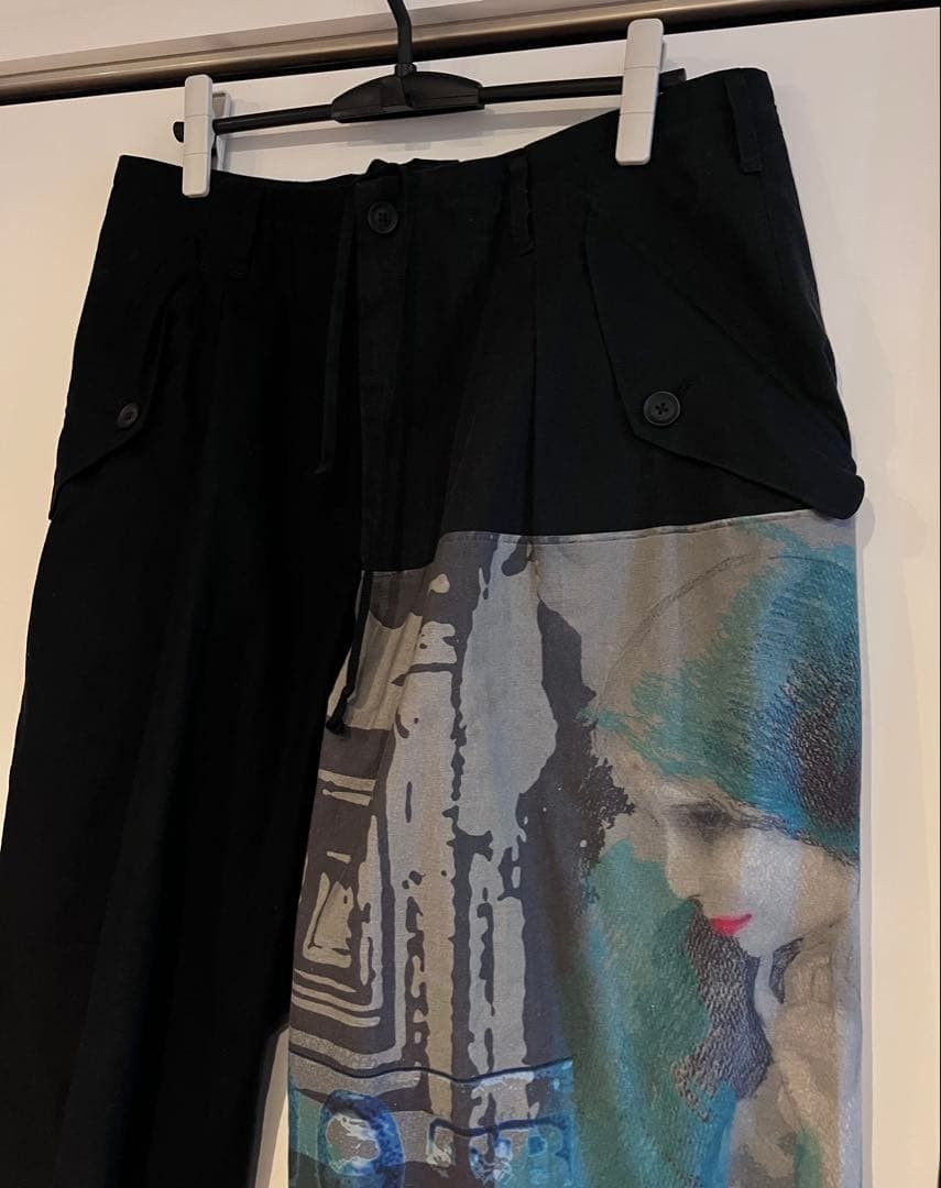 Yohji Yamamoto Yohji Yamamoto POUR HOMME Madonna Print Pants Size US 37 - 4 Thumbnail