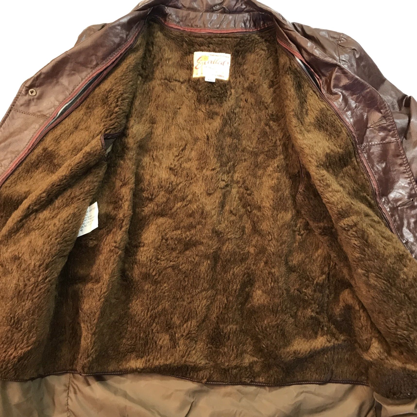 Vintage VINTAGE Excelled Leather Jacket Blazer 70s Brown Sz 44 Mens Size US S / EU 44-46 / 1 - 3 Thumbnail
