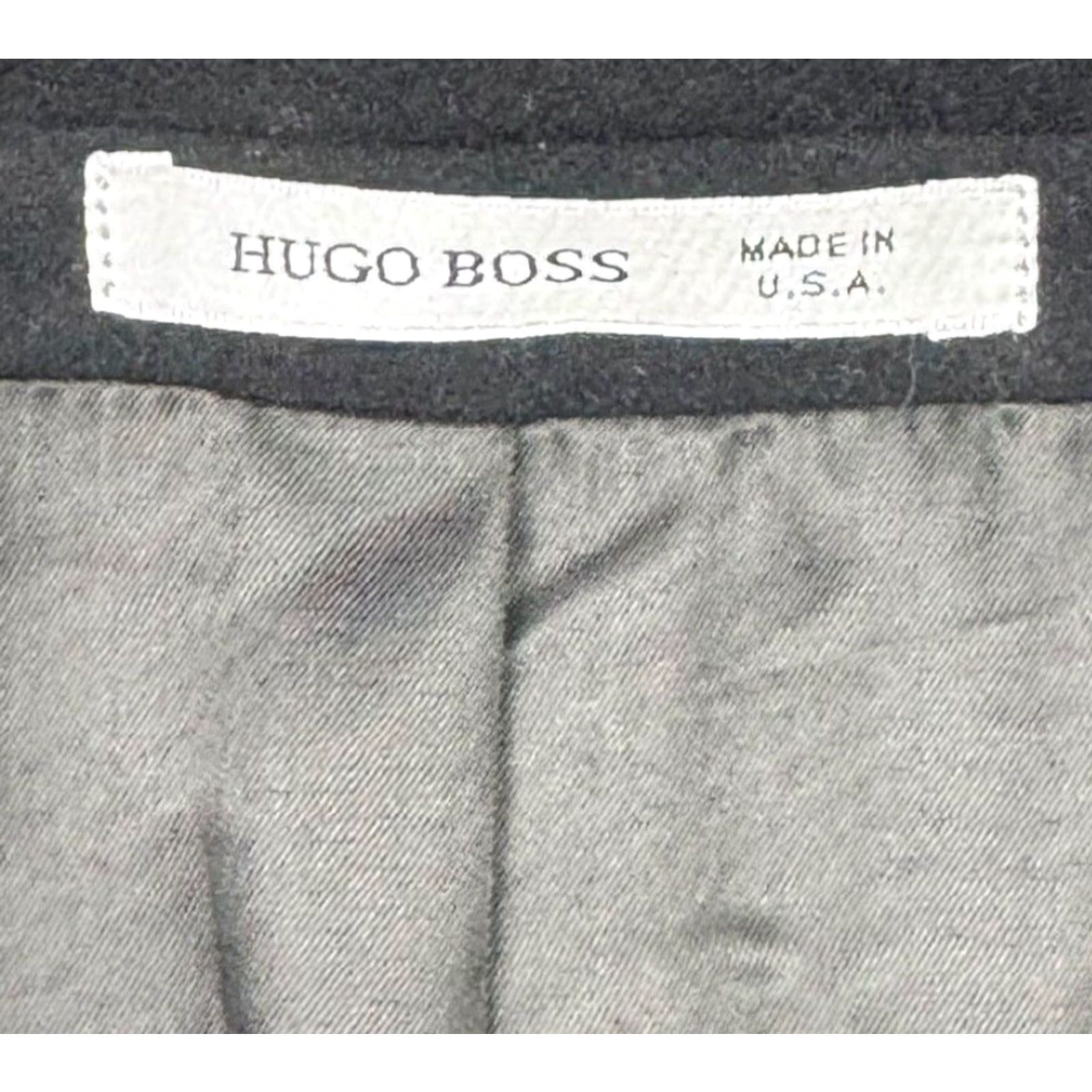 Hugo Boss HUGO BOSS Blazer Men’s Poseidon Wool/Cashmere 3-Button Black 38S USA Blazer Short Notch Single-Breasted 3-Button Mens Size 38R - 4 Thumbnail