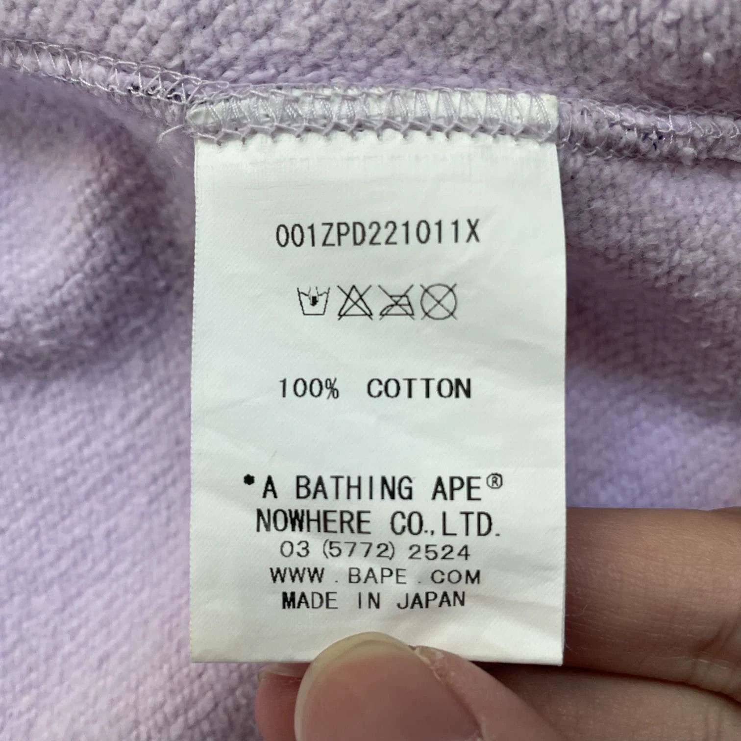 Other BAPE Shark Camo Zip Hoodie Unisex Pink Purple M Size US M / EU 48-50 / 2 - 6 Thumbnail