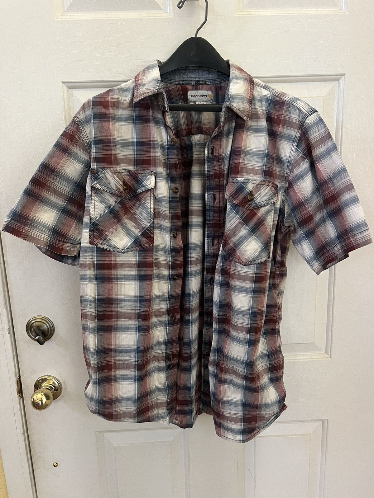 Carhartt × Vintage Carhartt faded button up Size US L / EU 52-54 / 3 - 1 Thumbnail