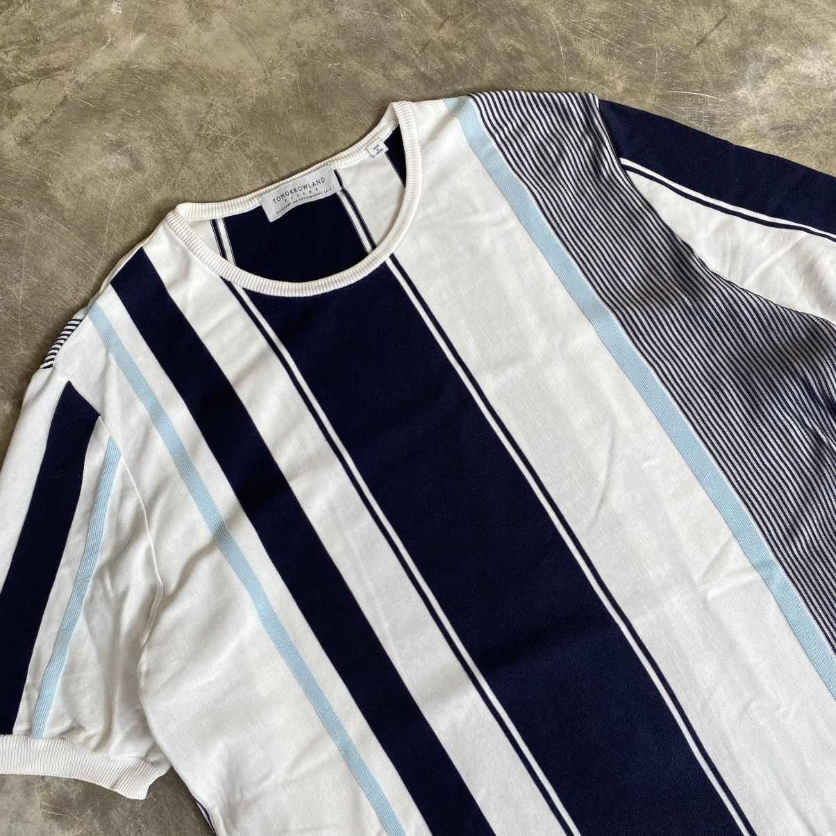 Tomorrowland Vintage 90s Tricot Tomorrowland Knit Shirt Size US XL / EU 56 / 4 - 2 Thumbnail