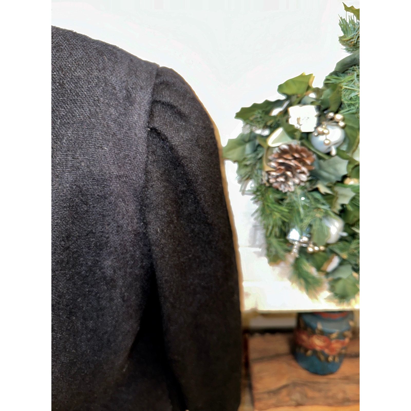 Other RARE VINTAGE 70's AUSTIN-ZUUR HALSTON BLACK WOOL COAT Size S / US 4 / IT 40 - 4 Thumbnail
