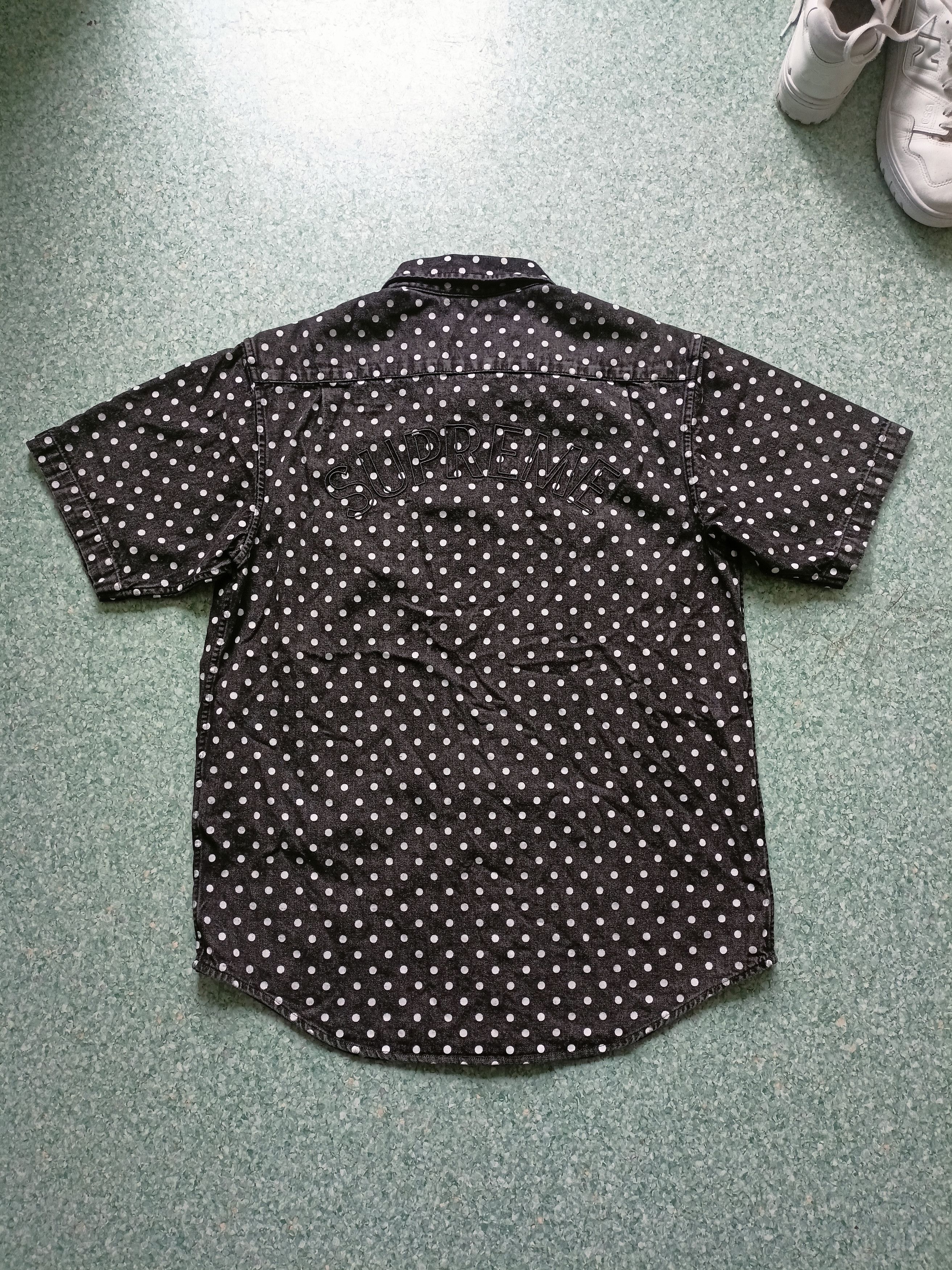 Supreme Supreme Polka Dot Denim Shirt Size US M / EU 48-50 / 2 - 2 Thumbnail
