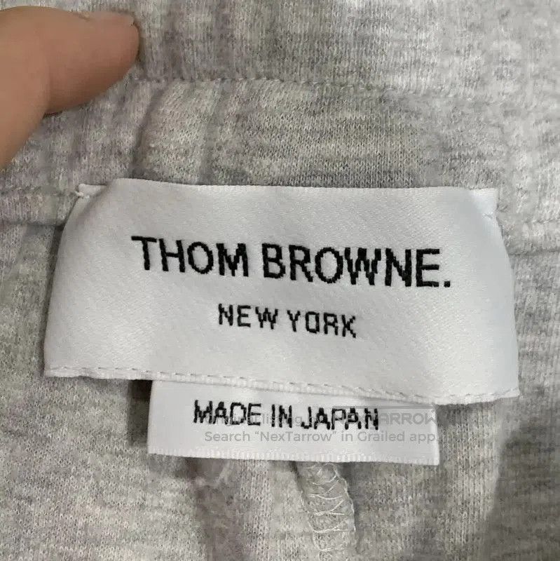 Thom Browne Thom Browne Grey Cotton Striped Casual Shorts . Size US 32 / EU 48 - 4 Thumbnail