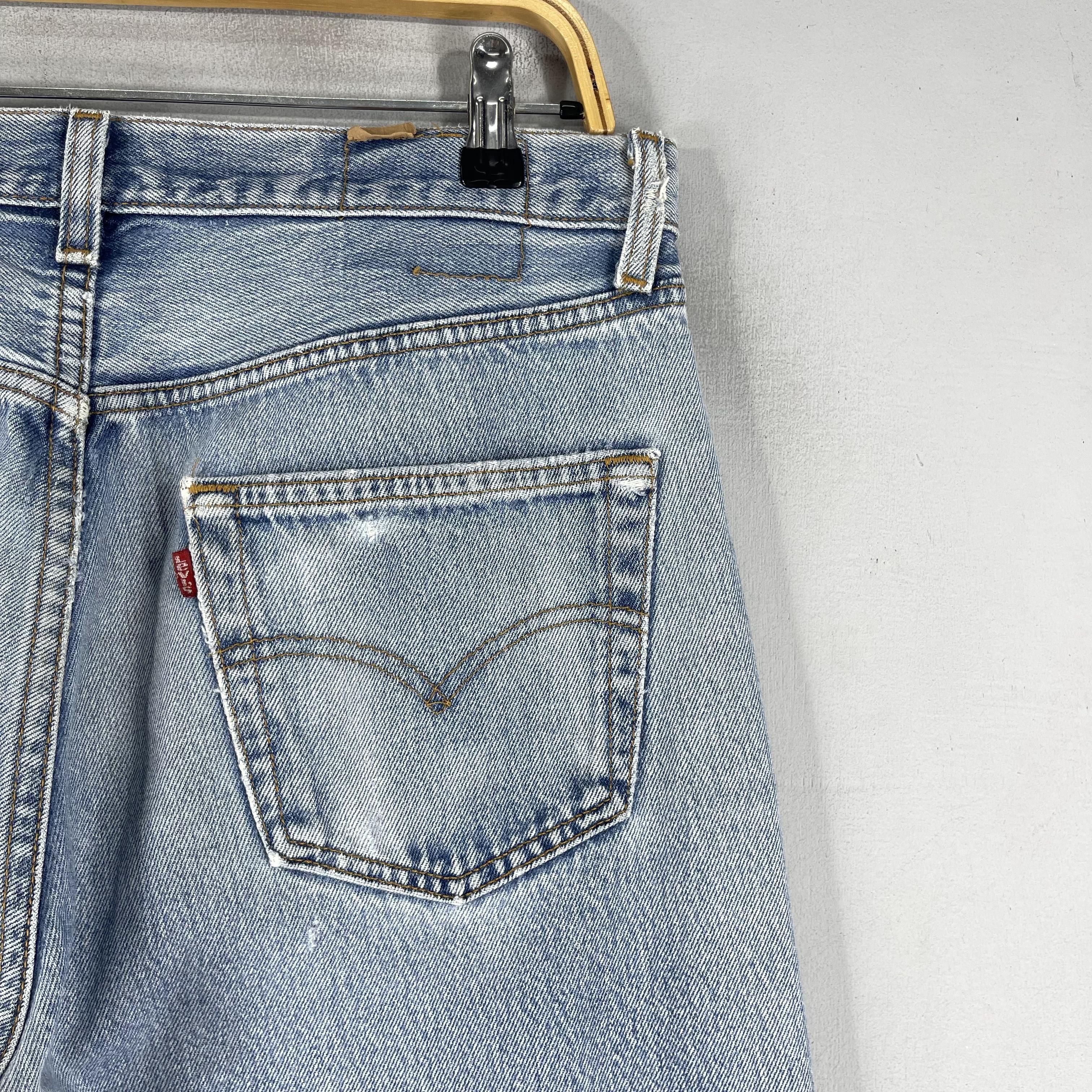 Levi's × Vintage W33 L30 Vintage Levis 501 Usa Distressed Knee Ripped Jeans Size US 33 - 11 Thumbnail