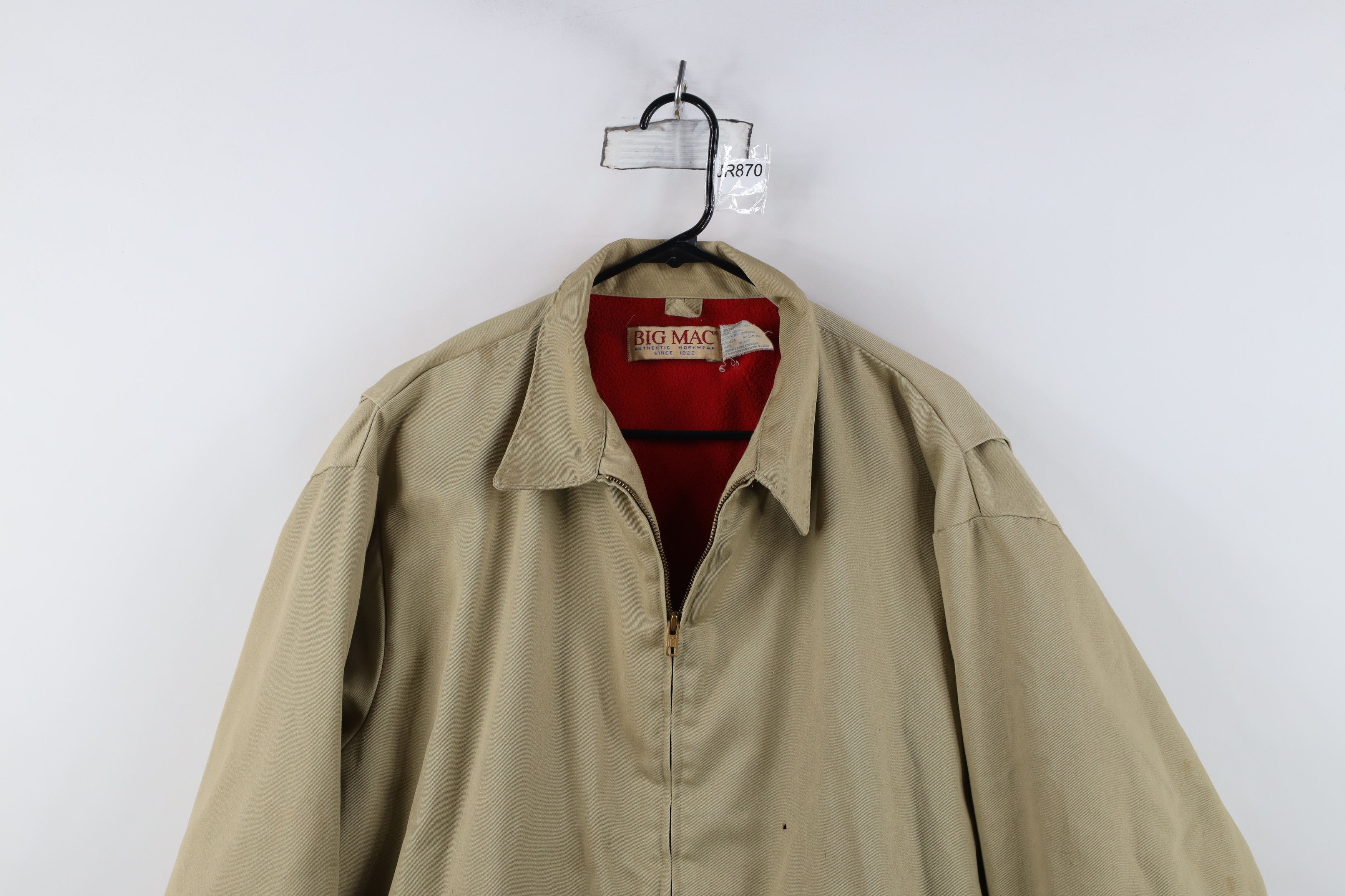 Vintage Vintage 70s Big Mac Fleece Lined Workwear Bomber Jacket USA Size US XL / EU 56 / 4 - 2 Thumbnail
