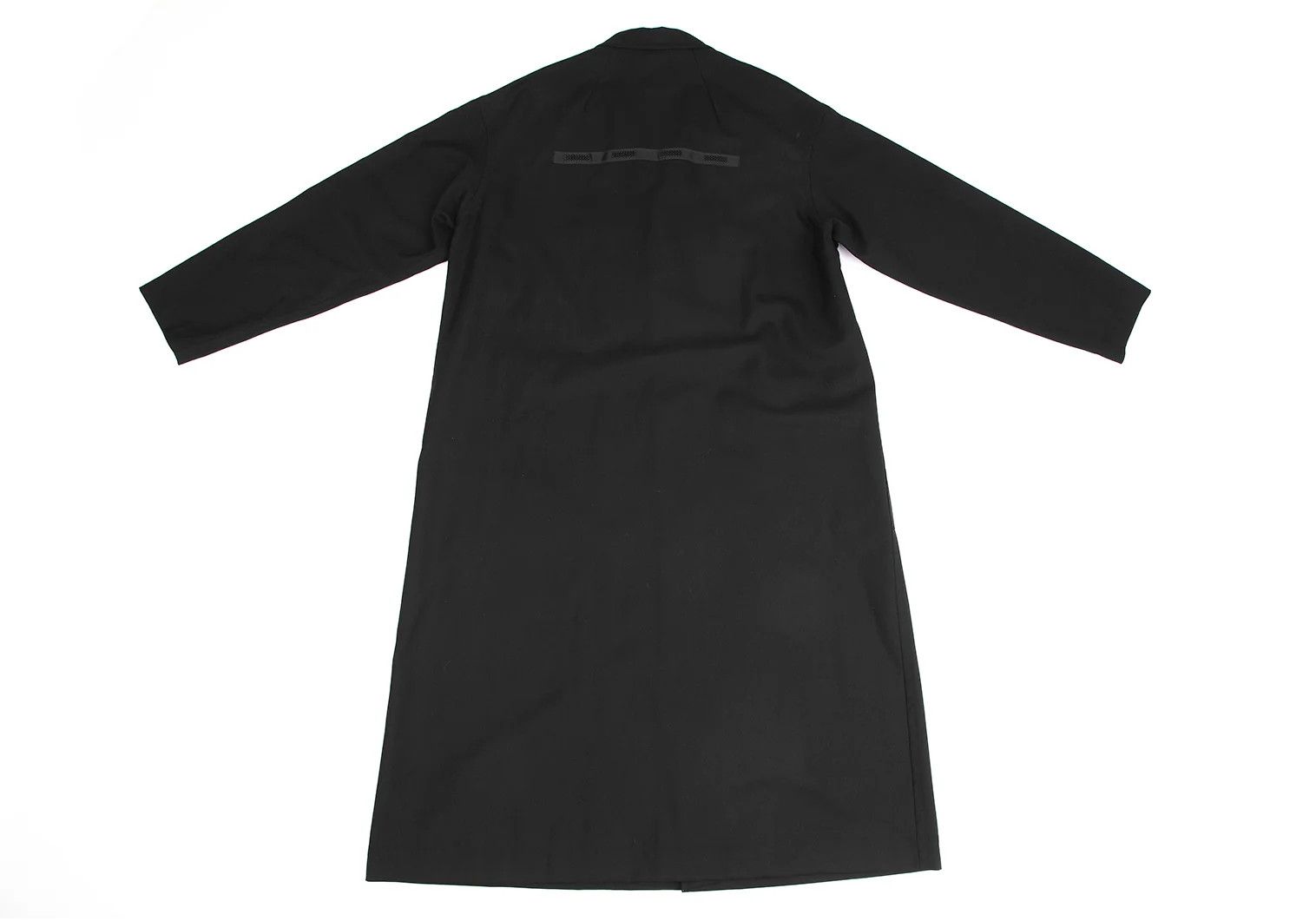 Yohji Yamamoto Wool Gabardine Patchwork Long Jacket in Black Size US L / EU 52-54 / 3 - 13 Thumbnail