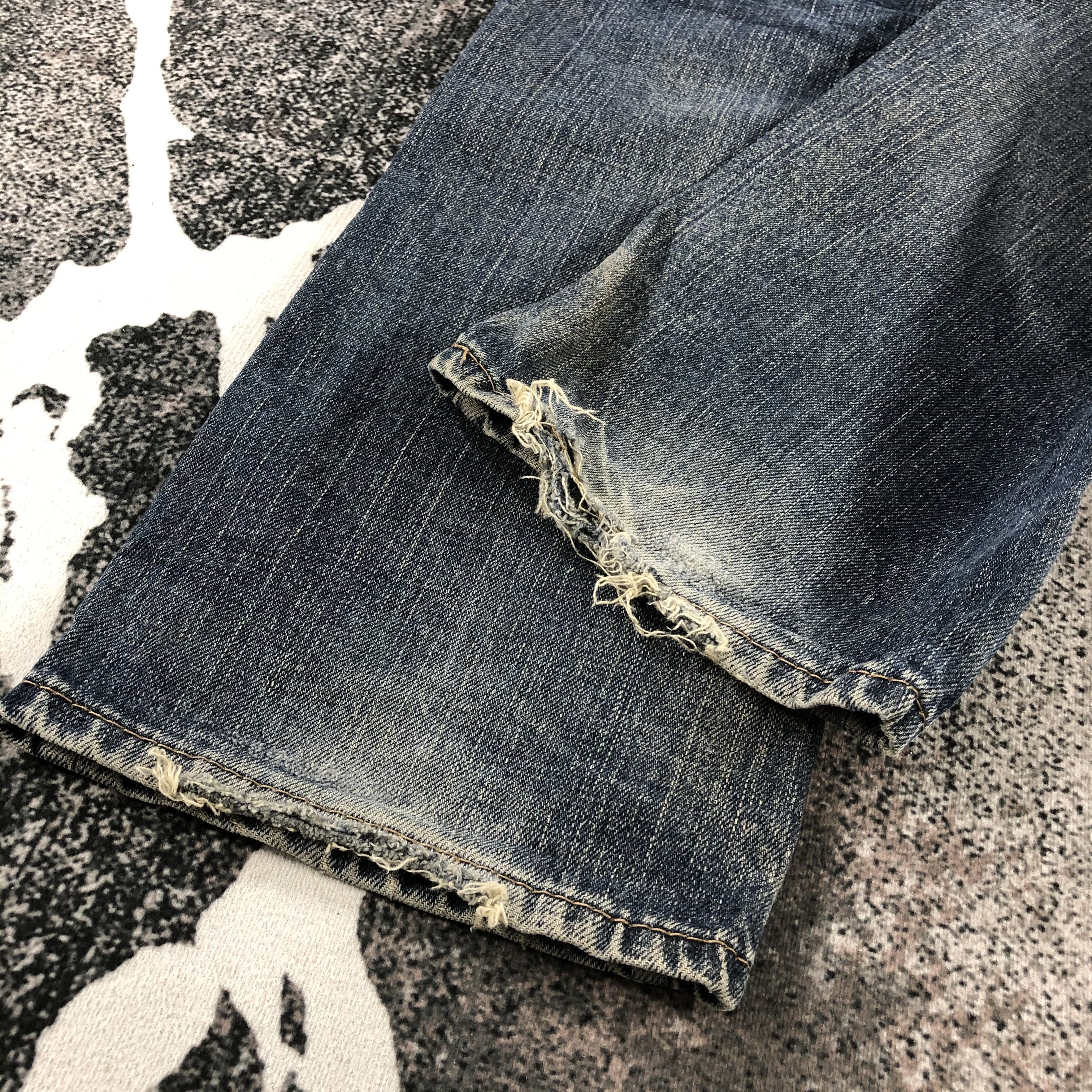 Levi's Vintage Levis 511 Jeans Distress Denim KJ989 Size US 34 / EU 50 - 6 Thumbnail