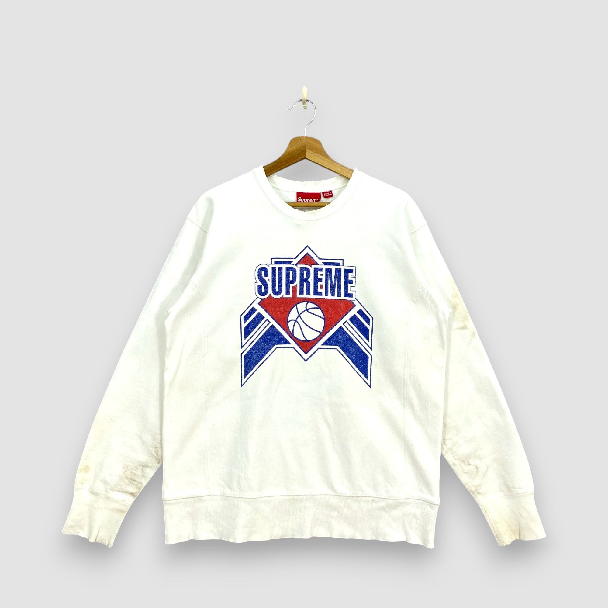 Supreme Vintage Supreme Patrick Ewing Y2K Basketball Sweatshirt Size US M / EU 48-50 / 2 - 1 Thumbnail