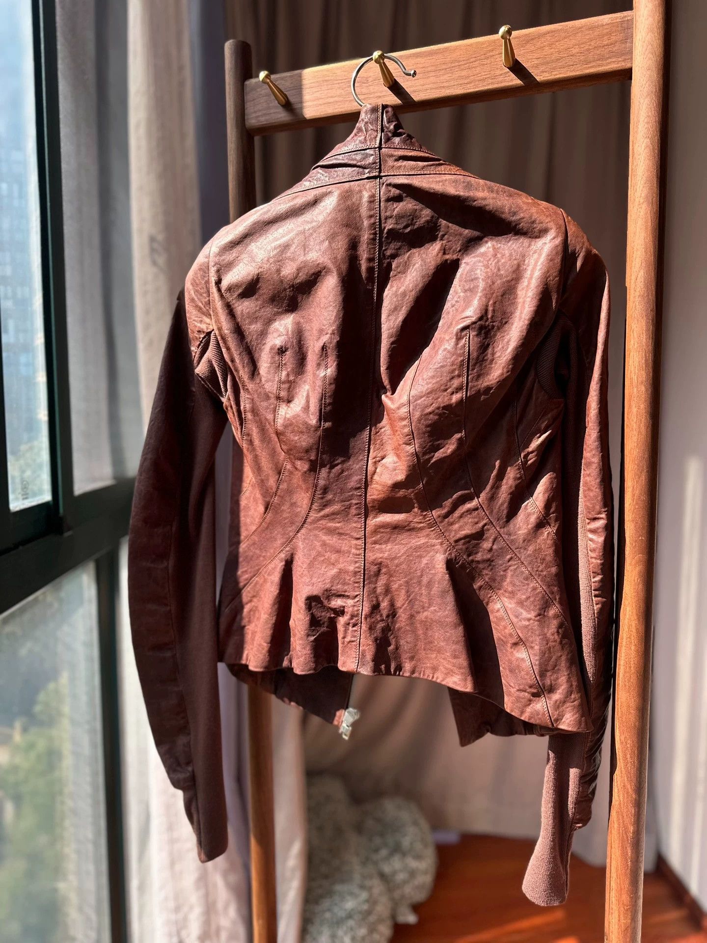 Rick Owens Rick Owens leather jacket, size 38 Size US XS / EU 42 / 0 - 2 Thumbnail