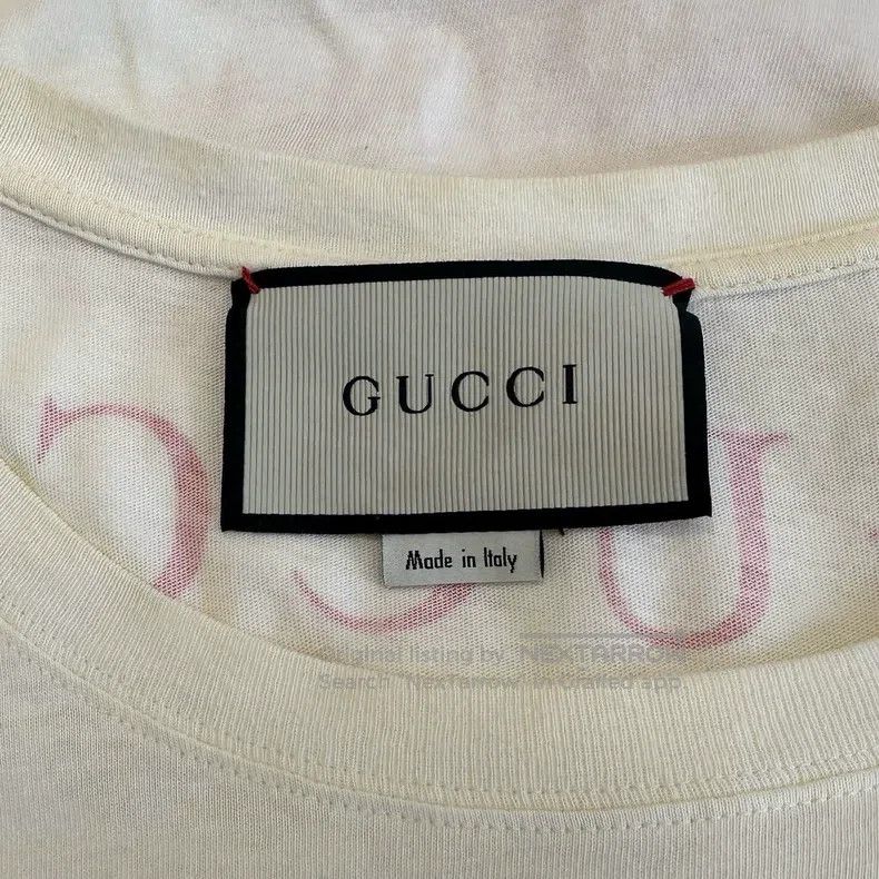 Gucci Gucci Logo short sleeves on the back of shark print Size US S / EU 44-46 / 1 - 4 Thumbnail