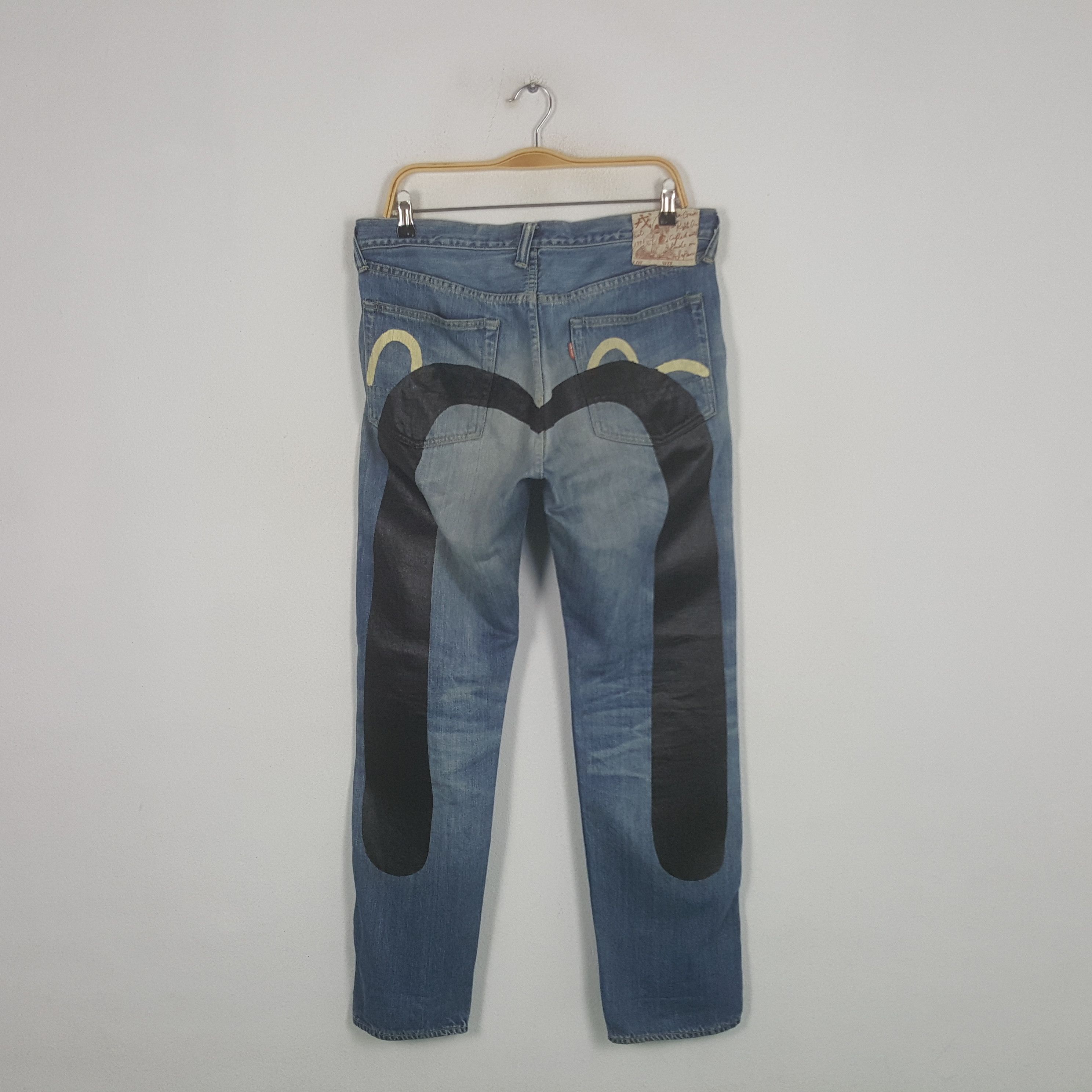 Evisu × Japanese Brand × Vintage Vintage Evisu Japanese Brand Daicock Custom Art Denim Size US 34 / EU 50 - 1 Thumbnail
