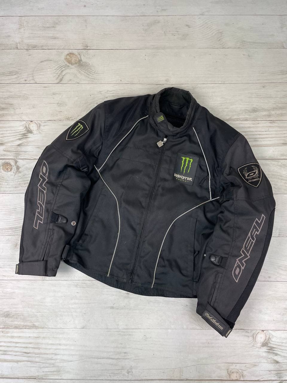 Motorcycle Jacket Blouson Monster Leather Blouson Moto Monster