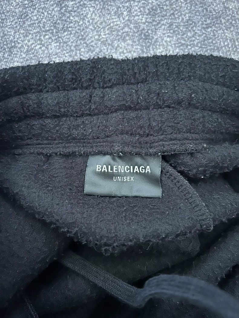Balenciaga Balenciaga Fleece Sport Pants in Black-2505 Size US 26 / EU 42 - 3 Thumbnail