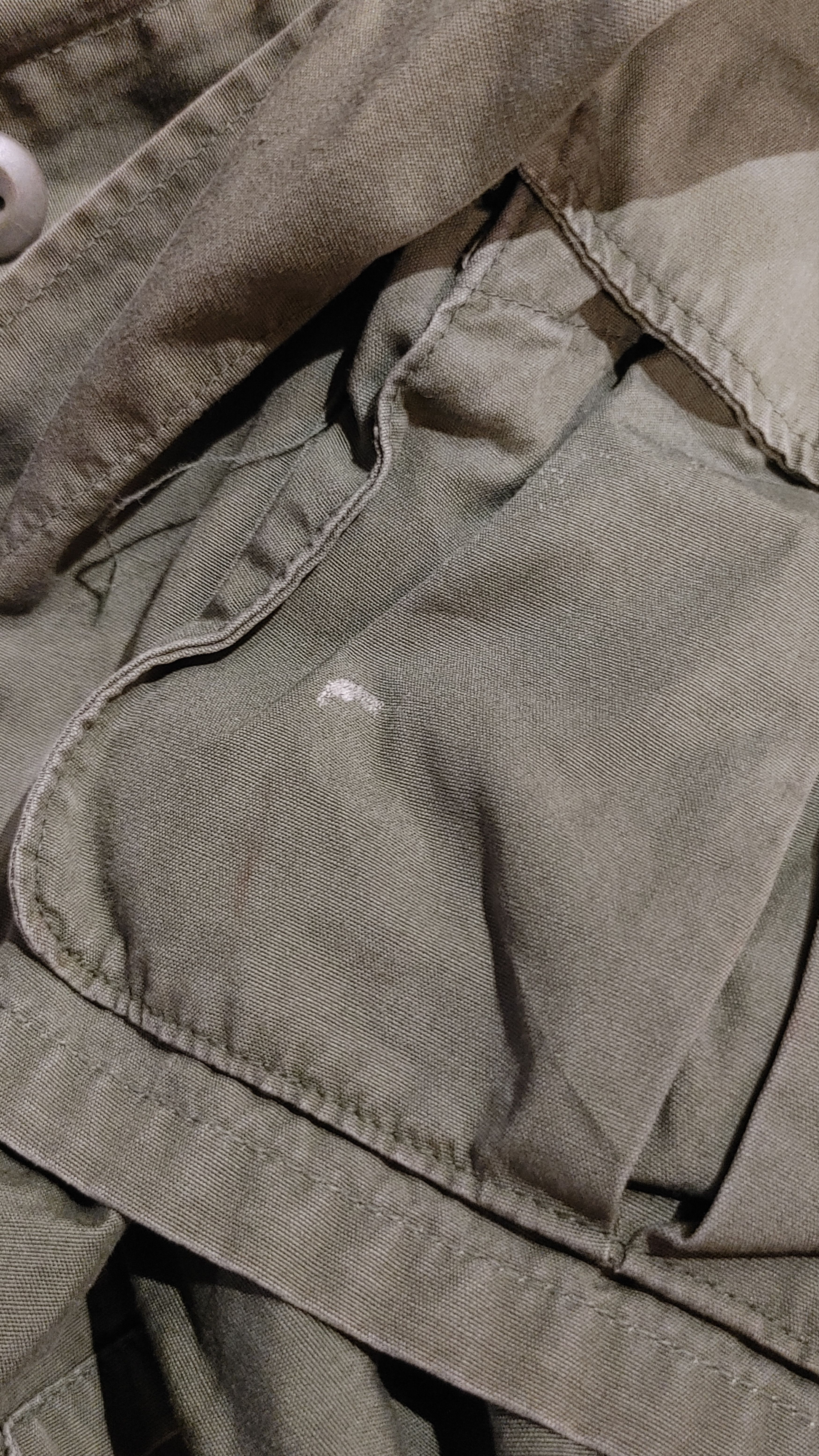 Vintage Vietnam Era Field Jacket Vintage 70s USA Military Poplin Size US S / EU 44-46 / 1 - 7 Thumbnail